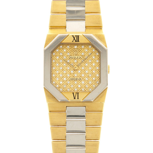 Rolex Yellow & White Gold Diamond Cellini Watch Ref. 5151