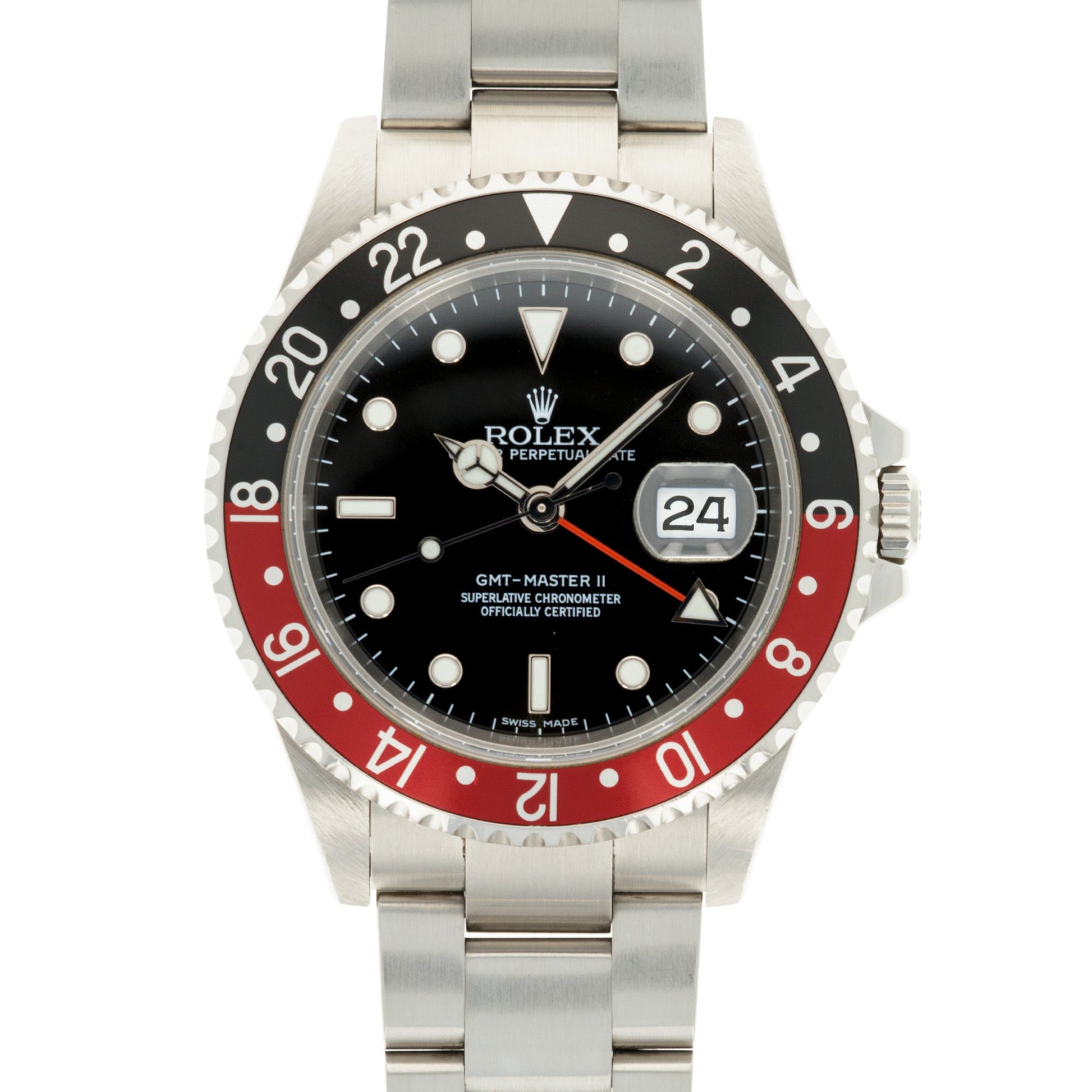 Rolex Steel M-Series Coke GMT-Master Ref. 16710 with Error Dial