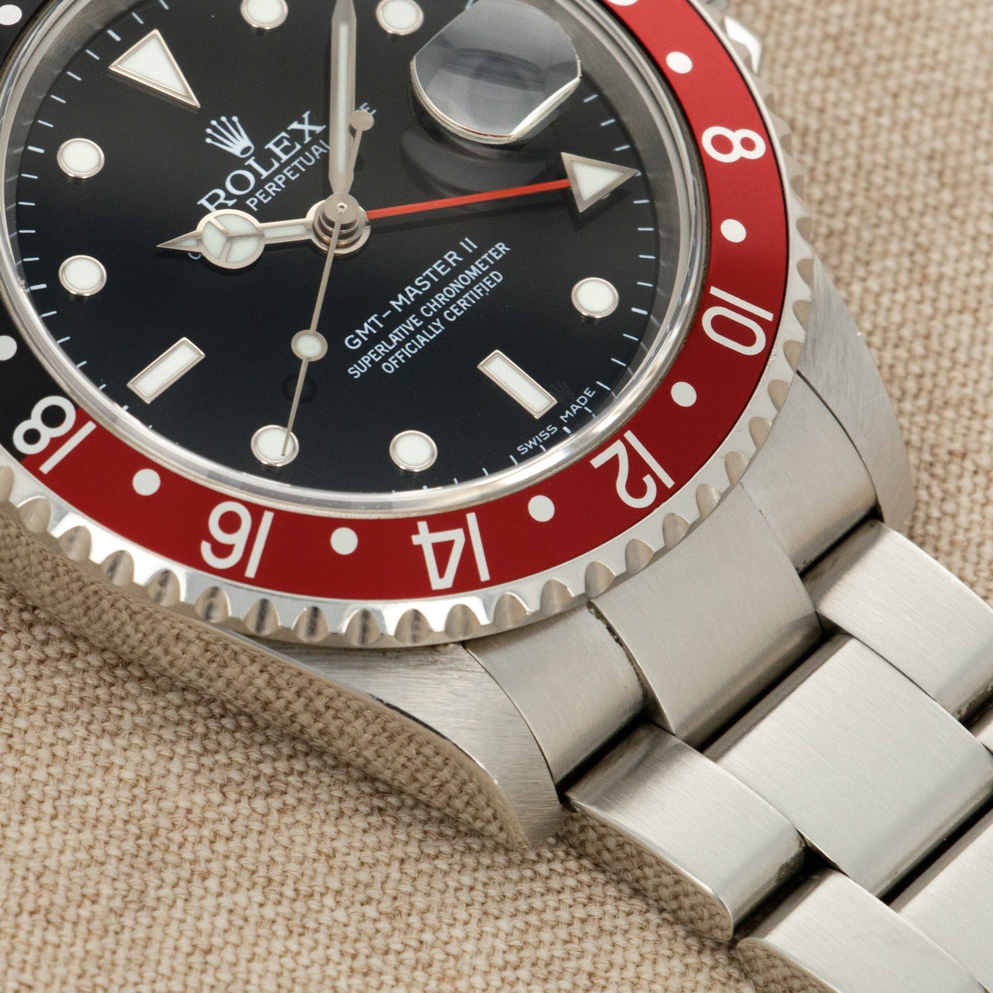 Rolex Steel M-Series Coke GMT-Master Ref. 16710 with Error Dial