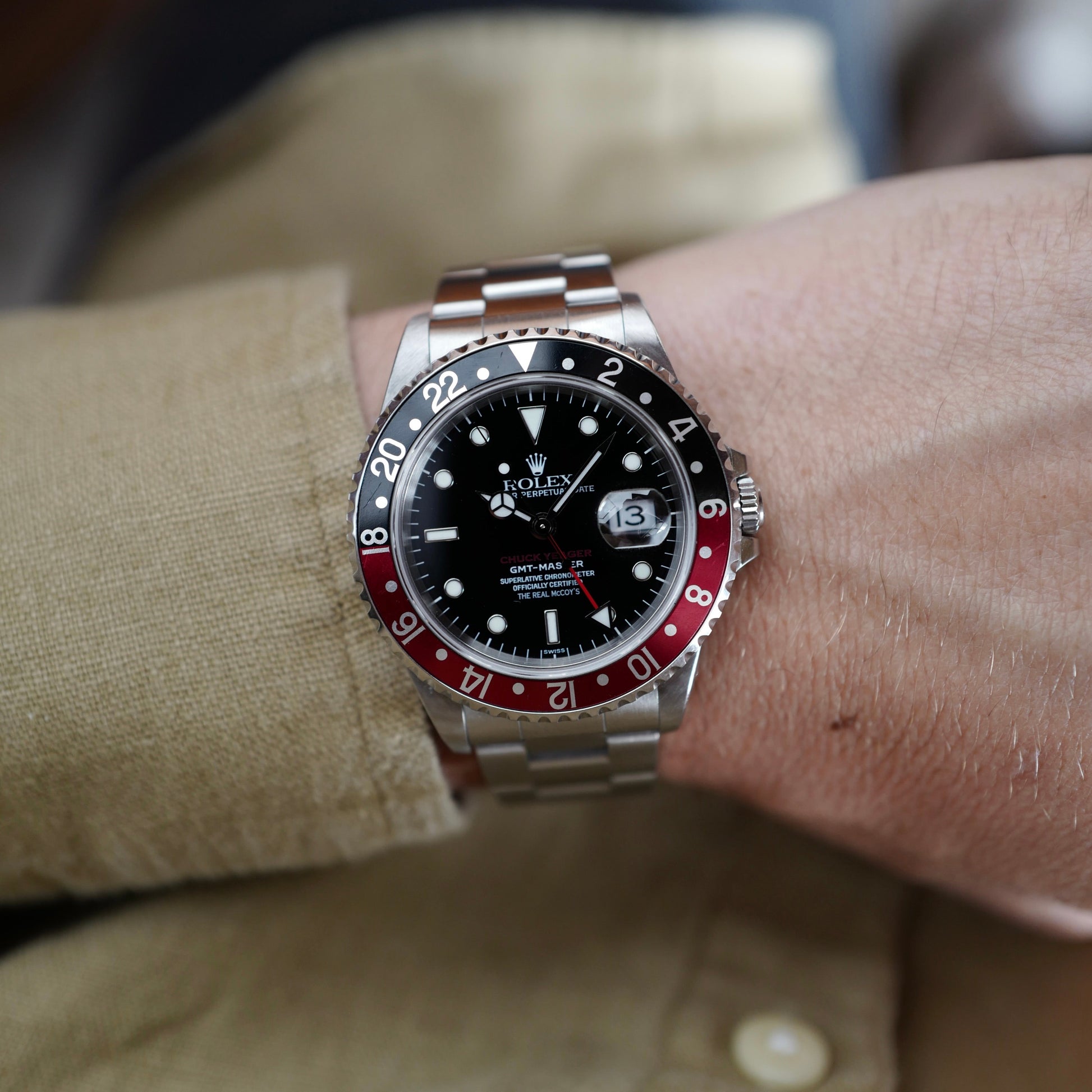 Rolex Steel Chuck Yeager GMT-Master Ref. 16710