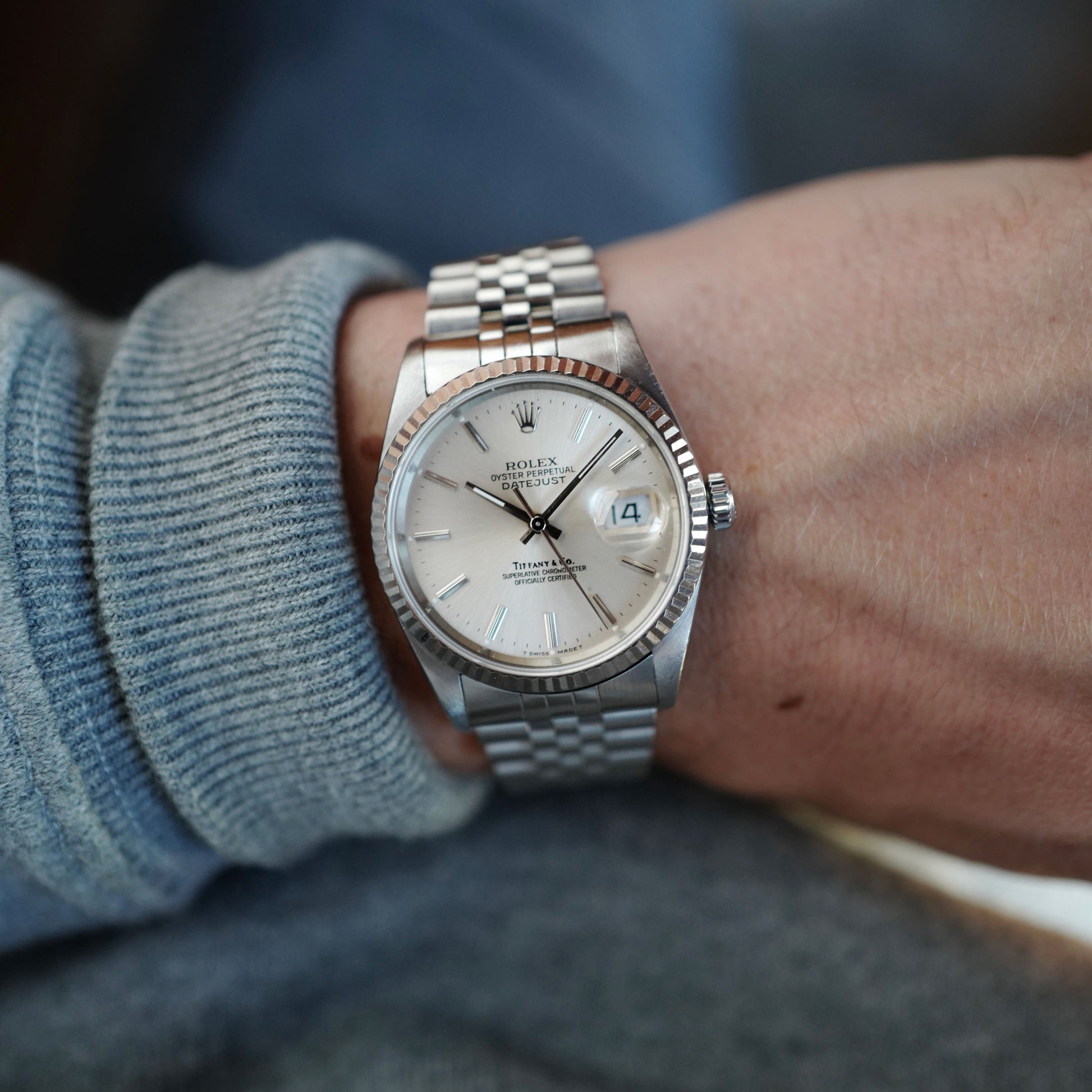 Rolex Steel Datejust Ref. 16234, Retailed by Tiffany & Co. (NEW ARRIVAL)