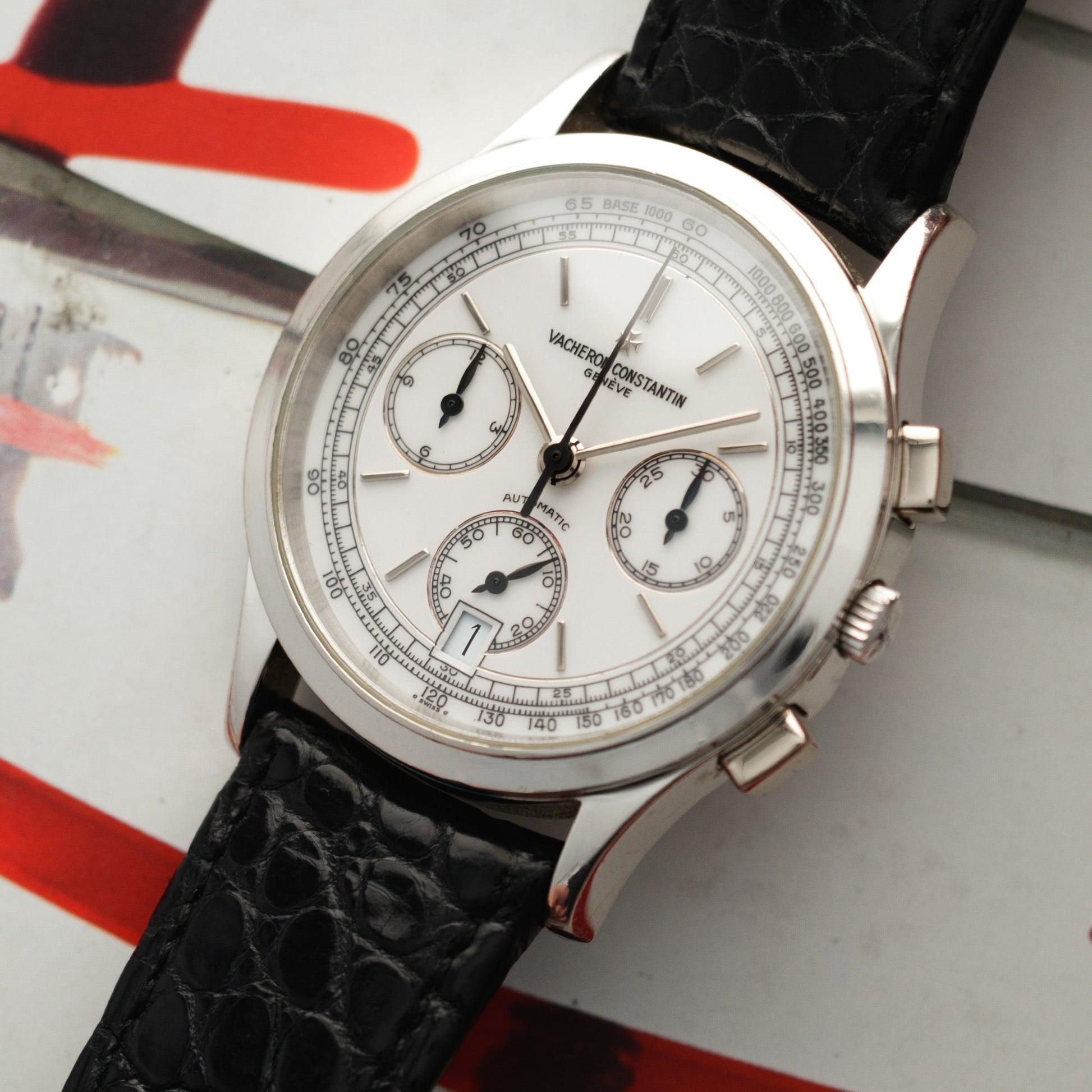 Vacheron Constantin Platinum Chronograph Watch Ref. 49002