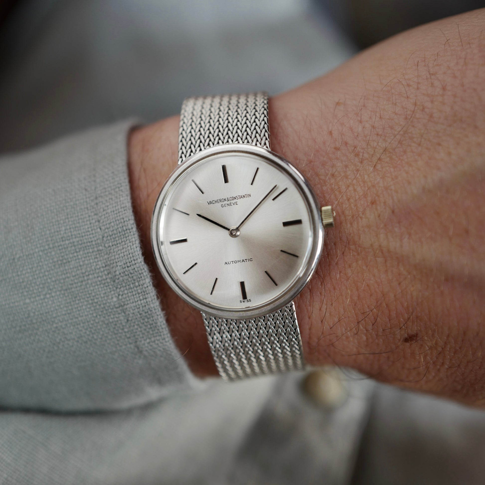 Vacheron Constantin White Gold Automatic Watch (NEW ARRIVAL)