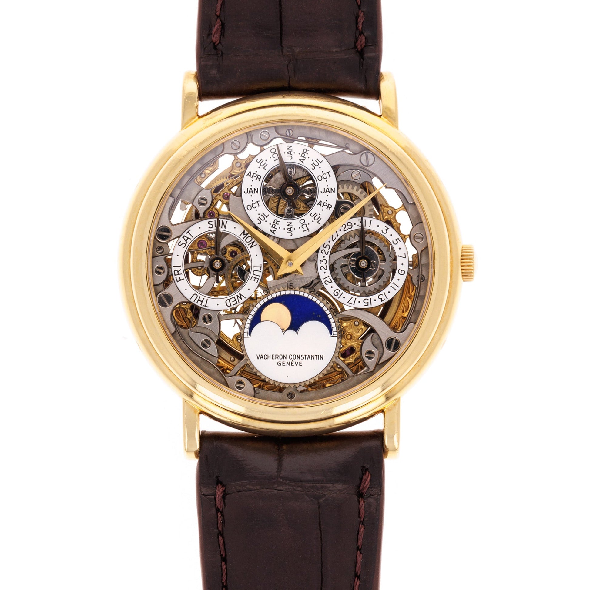 Vacheron Constantin Yellow Gold Perpetual Skeleton Ref. 43032