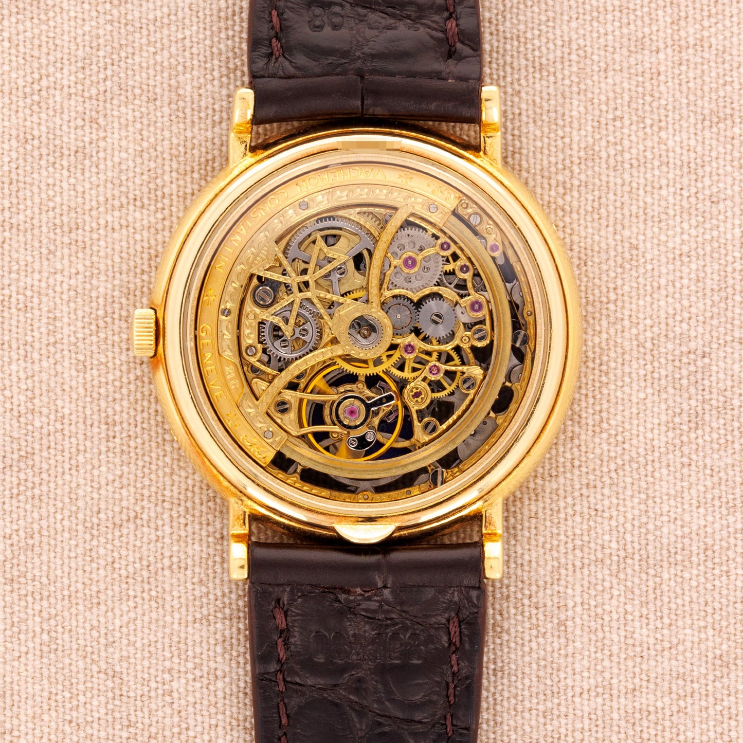 Vacheron Constantin Yellow Gold Perpetual Skeleton Ref. 43032