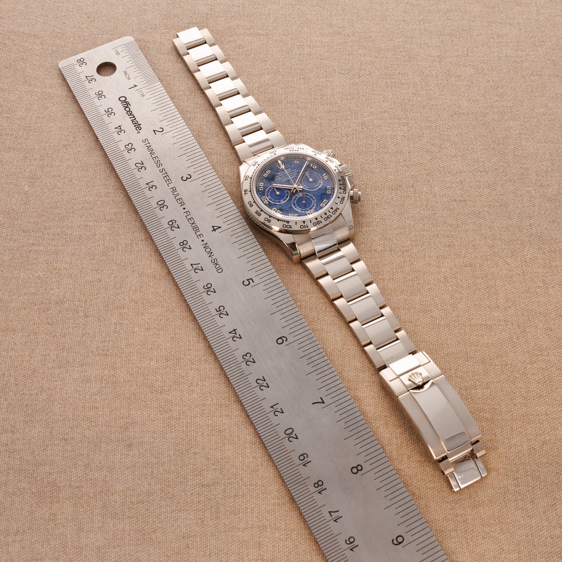 Rolex White Gold Daytona Sodalite Watch Ref. 116509