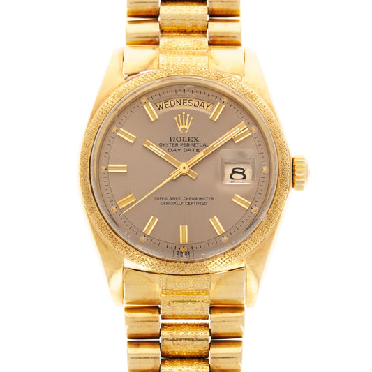 Rolex Yellow Gold Day-Date with Morelli Finish Ref. 1811