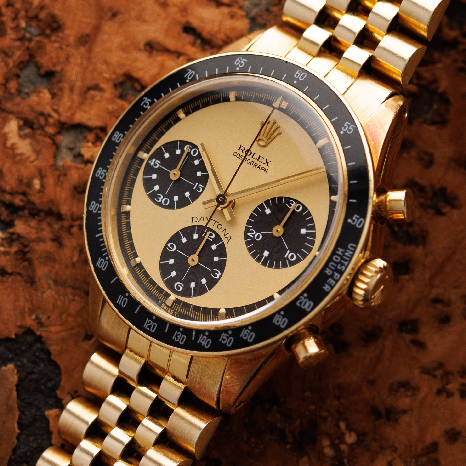 Rolex Yellow Gold Paul Newman Daytona Lemon Watch Ref. 6264