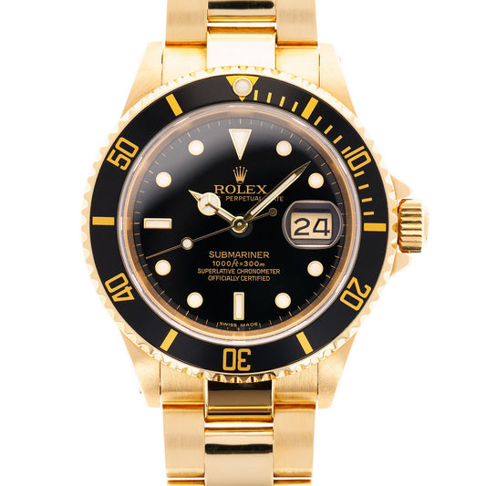 Rolex Yellow Gold Submariner Ref. 16618