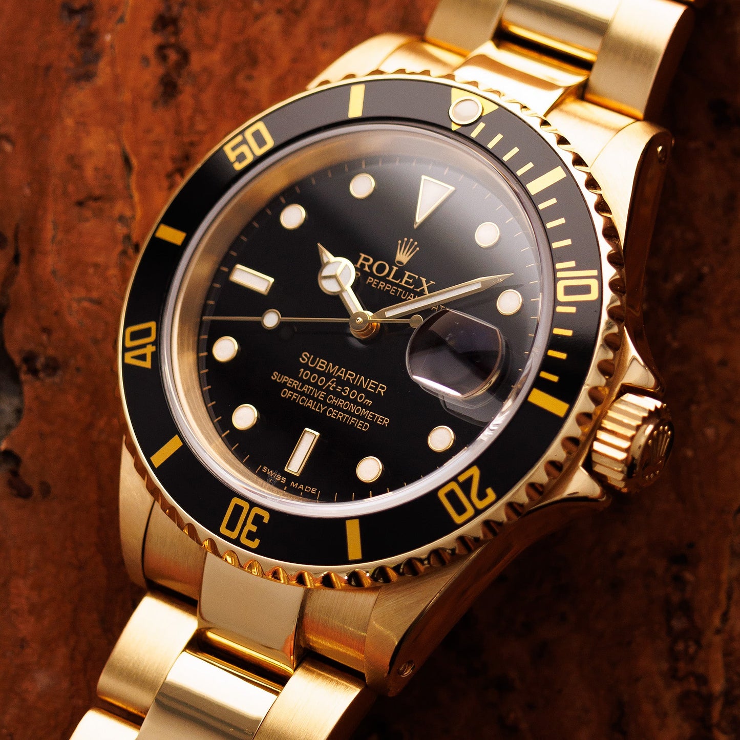 Rolex Yellow Gold Submariner Ref. 16618