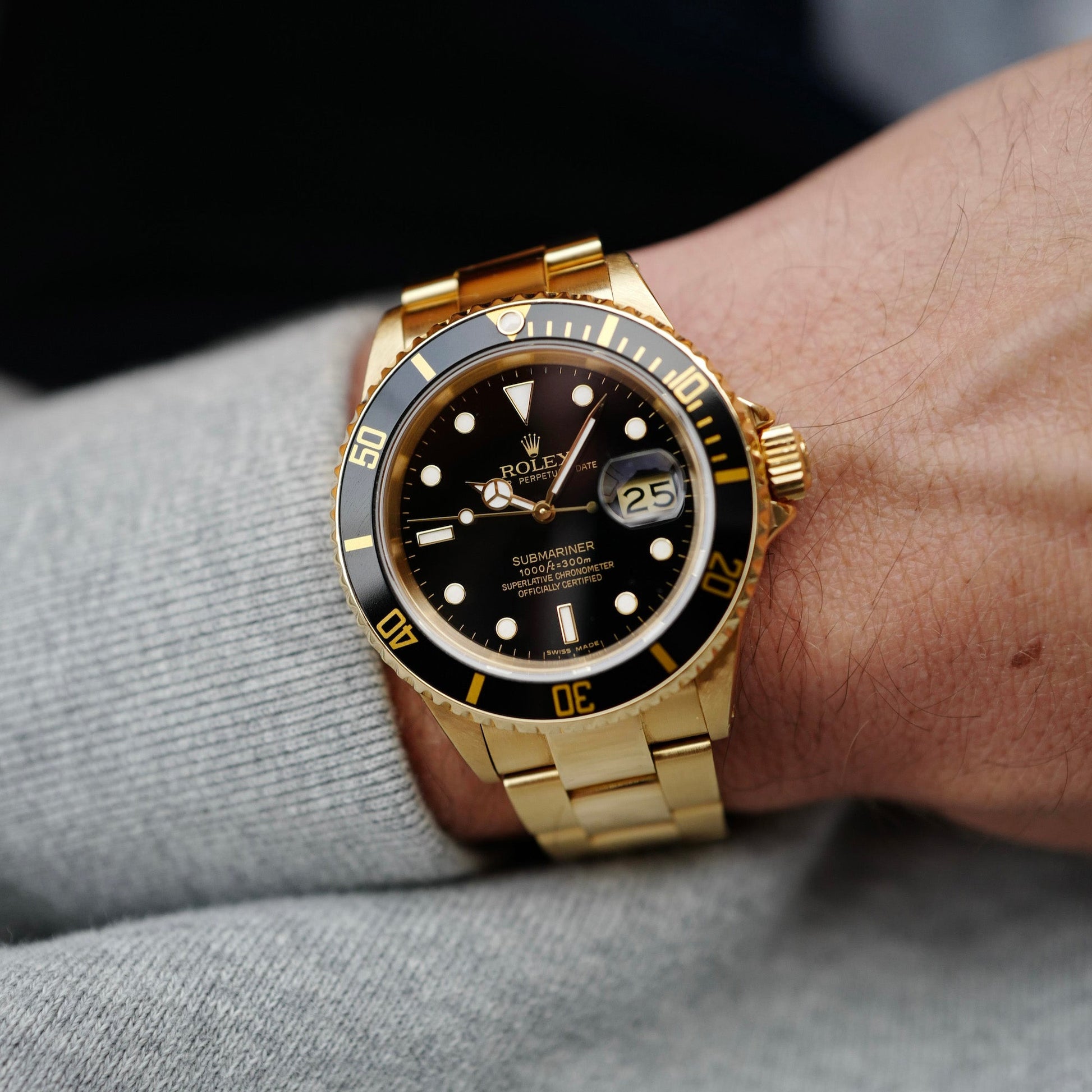 Rolex Yellow Gold Submariner Ref. 16618