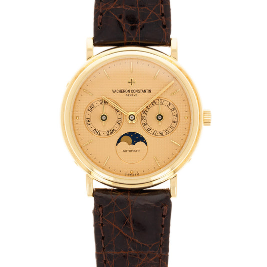 Vacheron Constantin Yellow Gold Day Date Moonphase Ref 47009