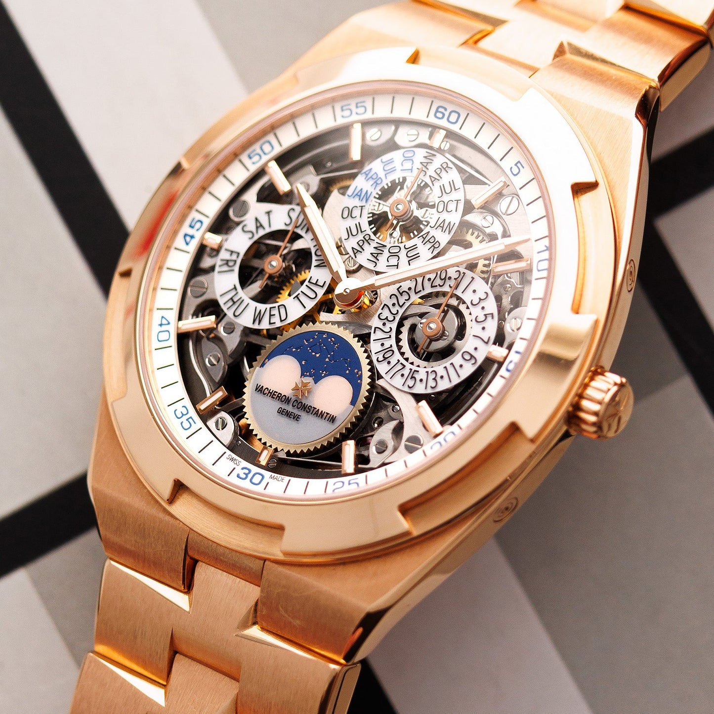 Vacheron Constantin Rose Gold Overseas Perpetual Caneldar Watch Ref. 4300