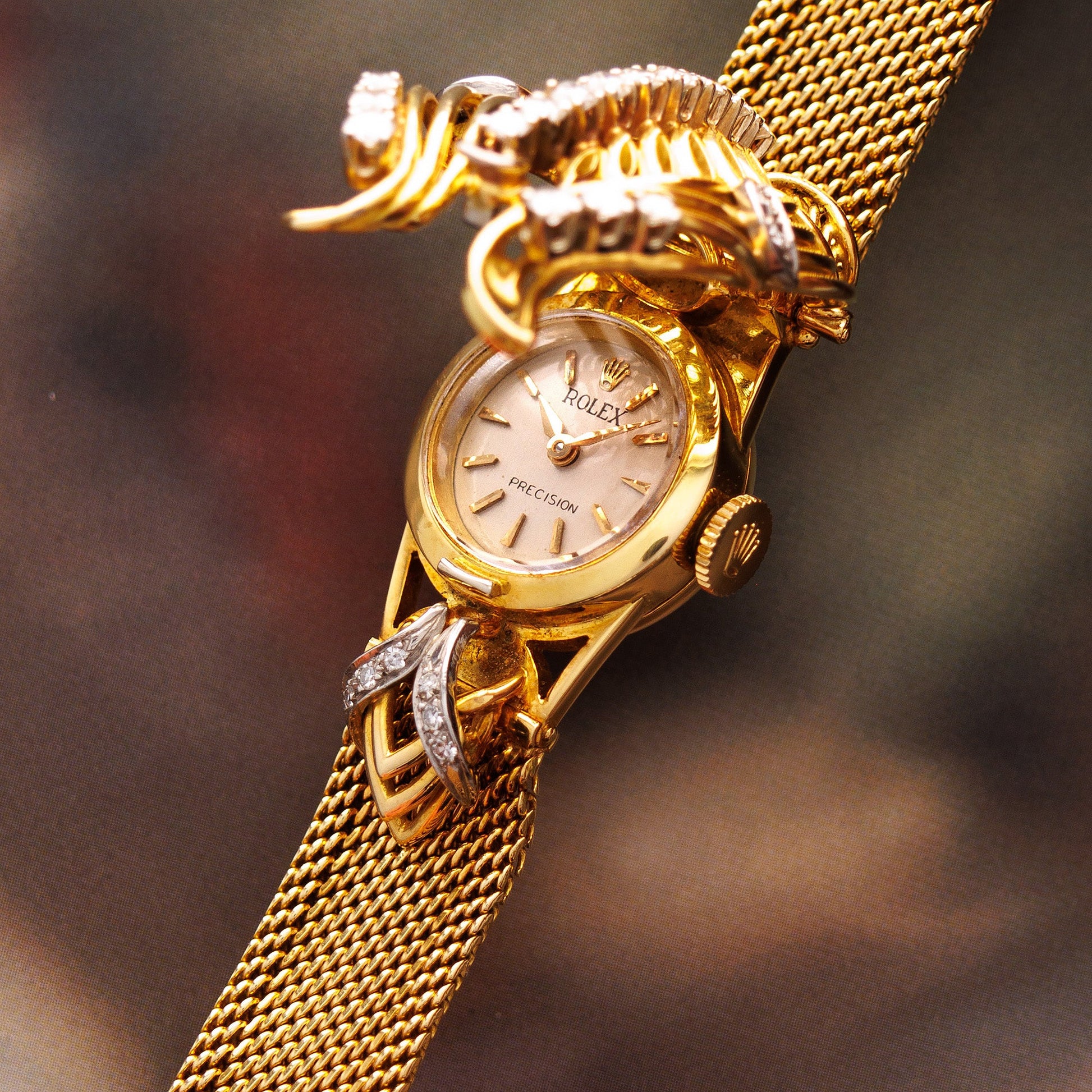 Rolex Yellow Gold Ladies Cover Watch