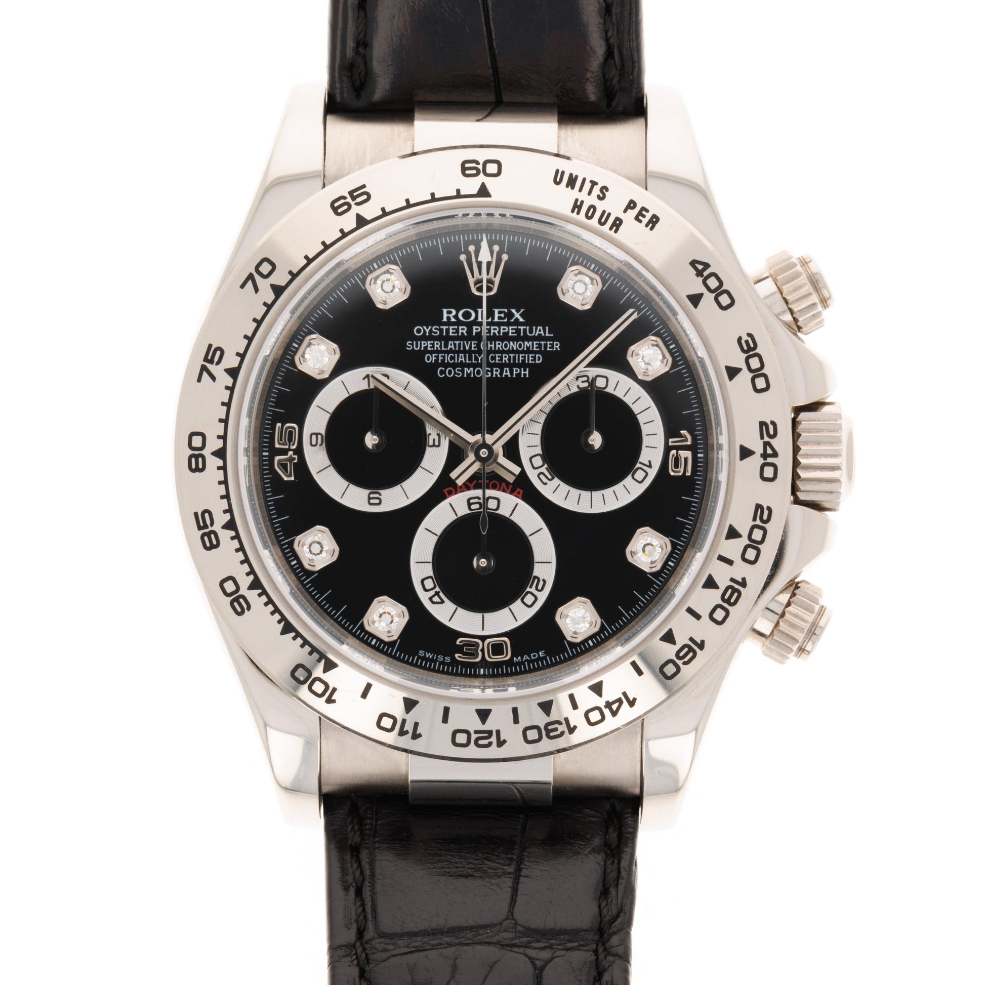 Rolex White Gold Daytona Ref. 116519 with Original Sticker on Back