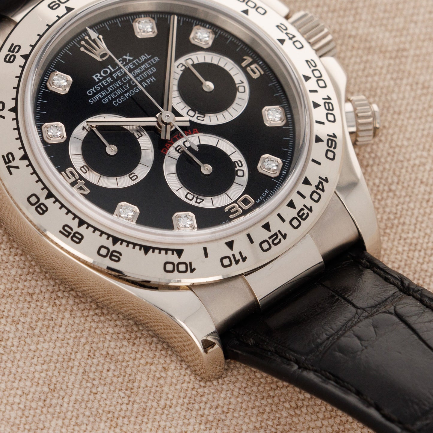 Rolex White Gold Daytona Ref. 116519 with Original Sticker on Back