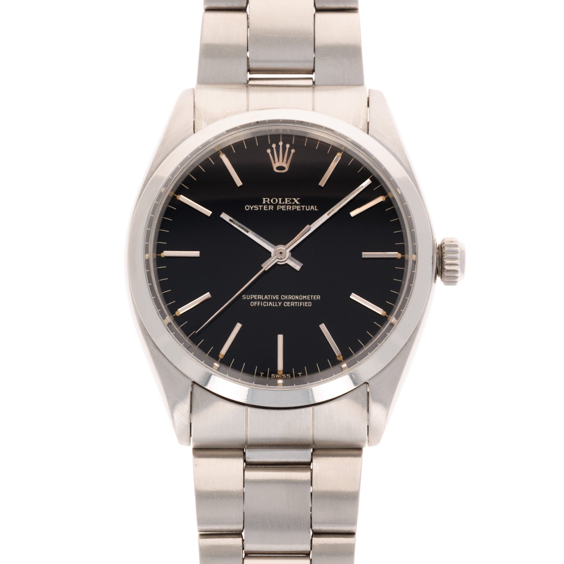 Rolex Steel Oyster Perpetual Ref. 1002 with Gilt Dial