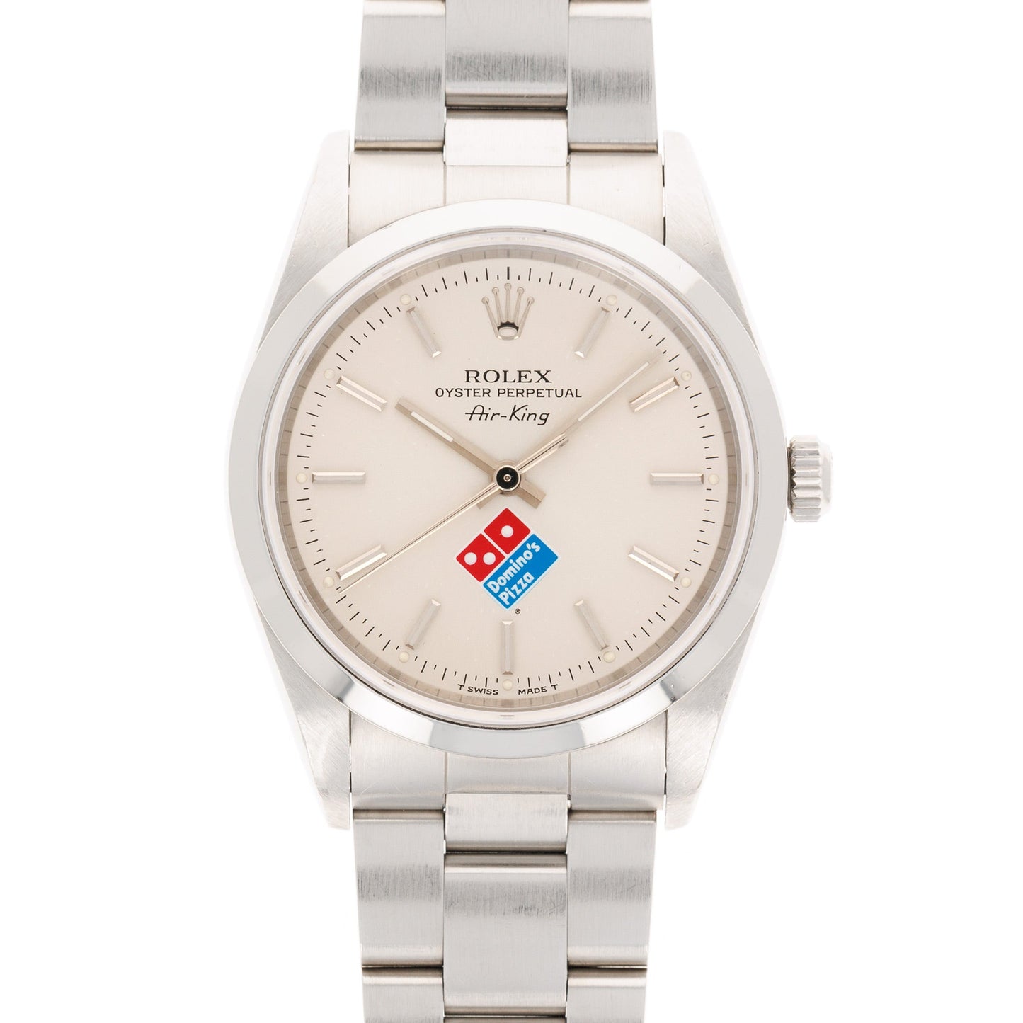 Rolex Steel Dominos Air-King Ref. 14000