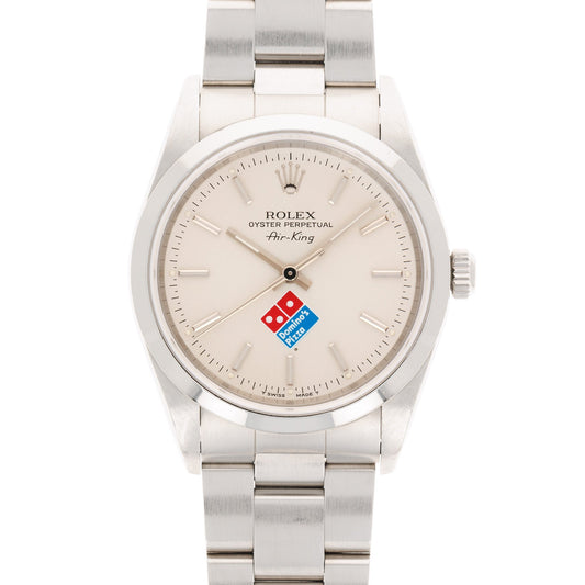 Rolex Steel Dominos Air-King Ref. 14000