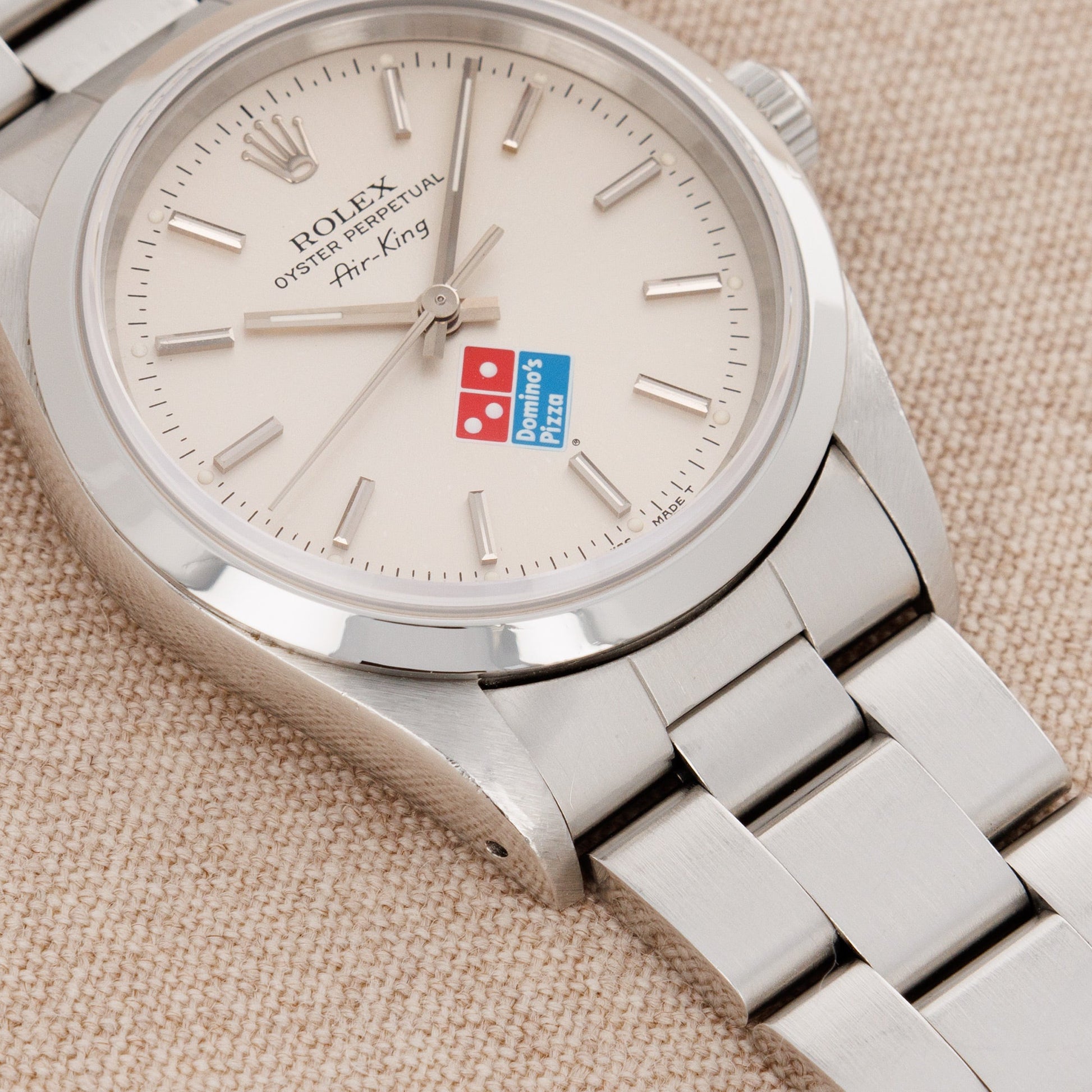 Rolex Steel Dominos Air-King Ref. 14000