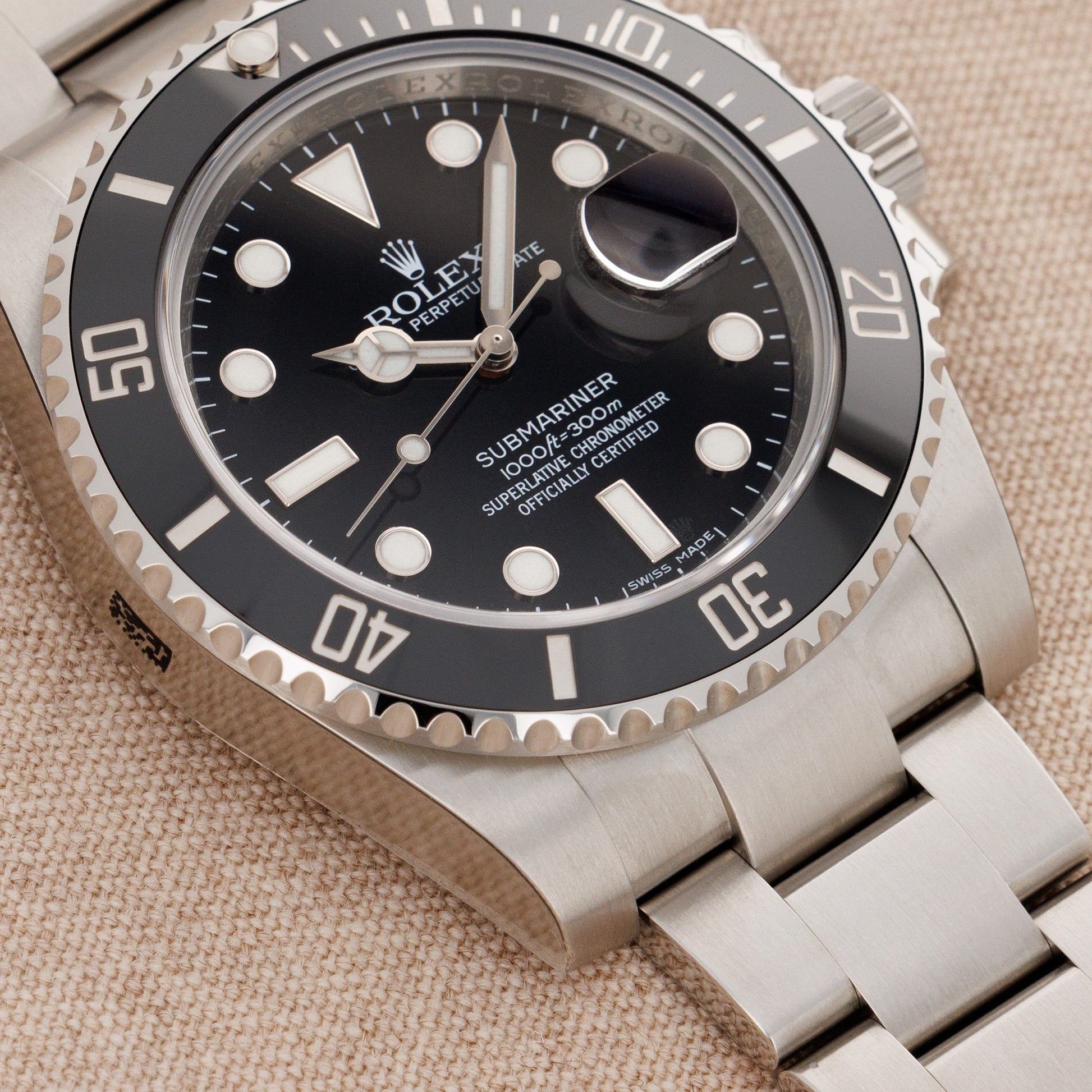 Rolex Steel Submariner Ref. 116610 Retailed for the United States Secret Service