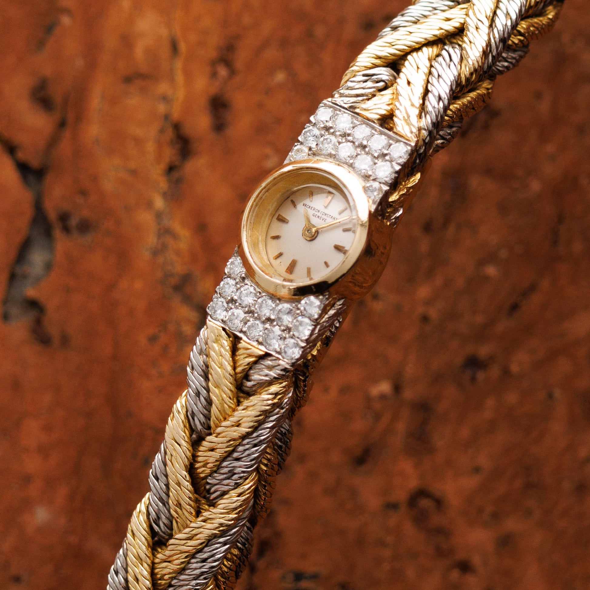 Vacheron Constantin Platinum & Gold Diamond Watch by George Lenfant