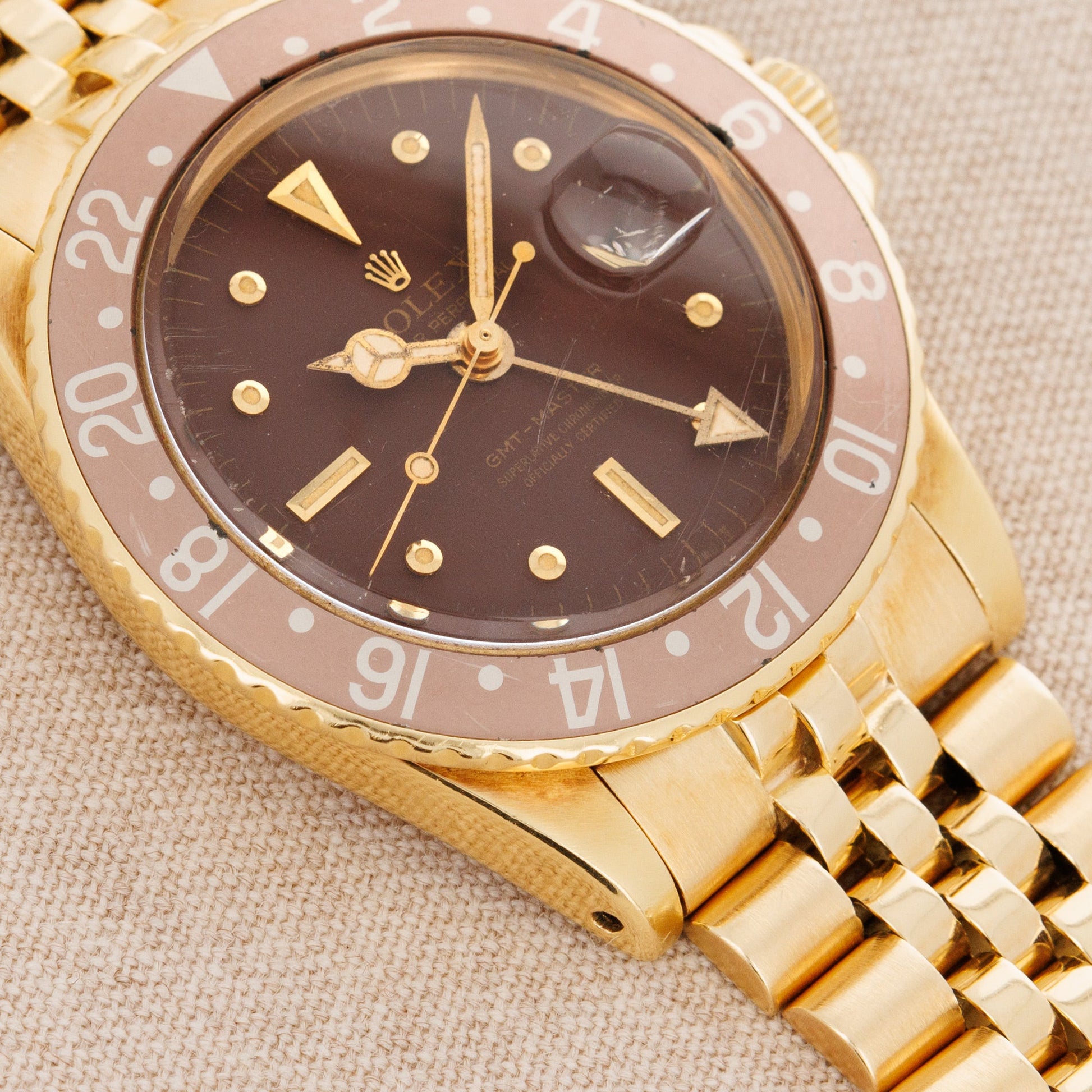 Rolex Yellow Gold GMT-Master Ref. 1675