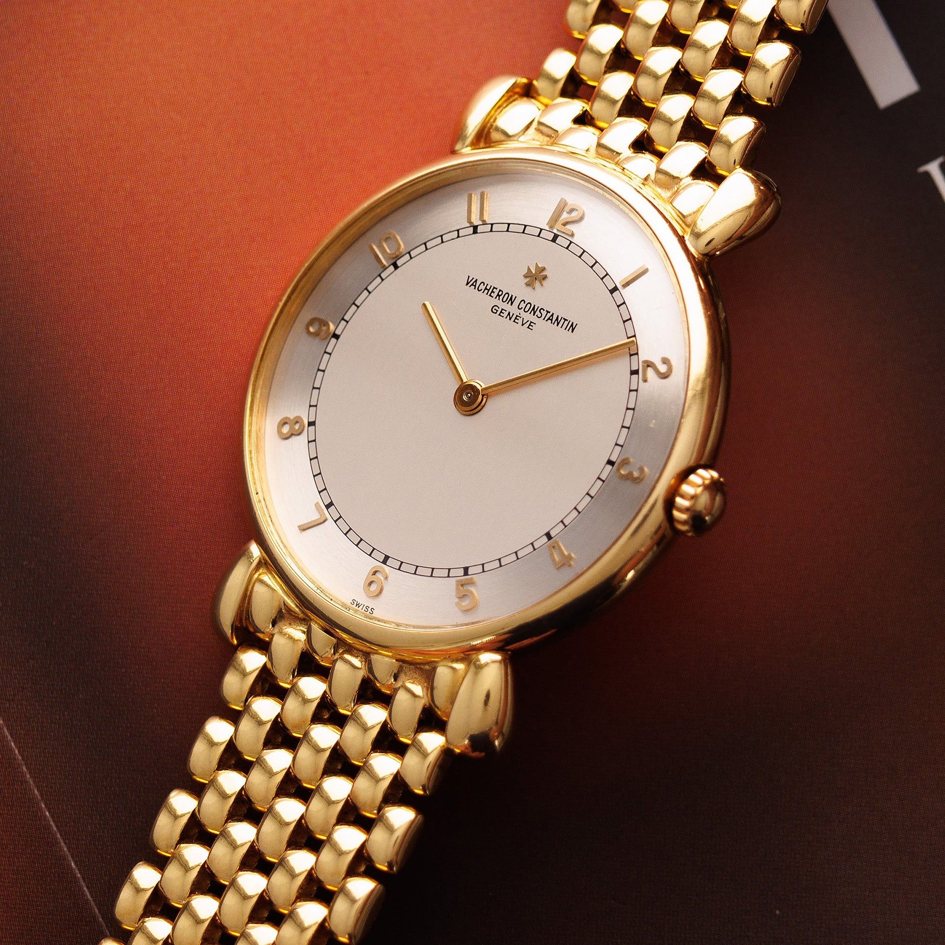 Vacheron Constantin Yellow Gold Bracelet Watch Ref. 33084