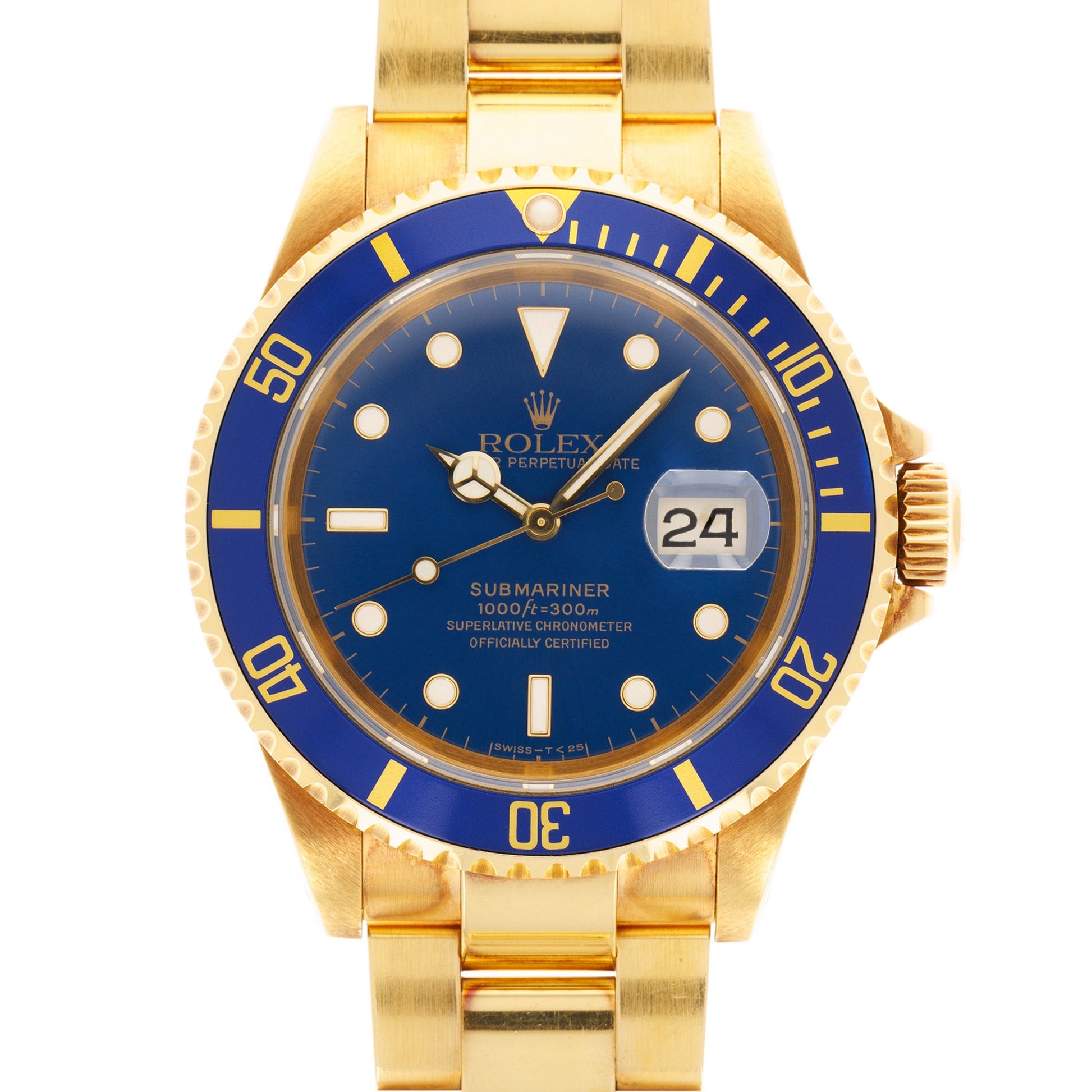 Rolex Yellow Gold Submariner Ref. 16618