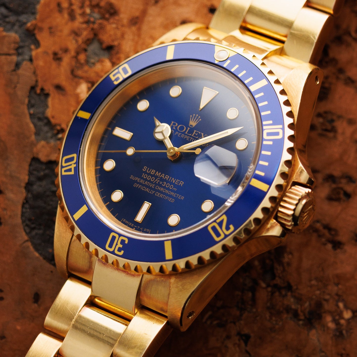 Rolex Yellow Gold Submariner Ref. 16618