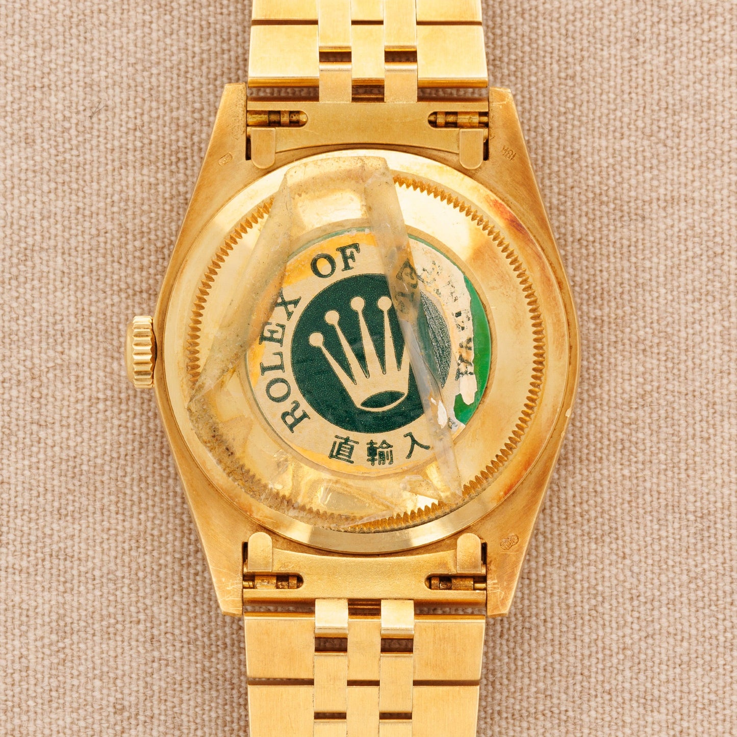 Rolex Yellow Gold Datejust Ref. 16238 with Malachite Dial