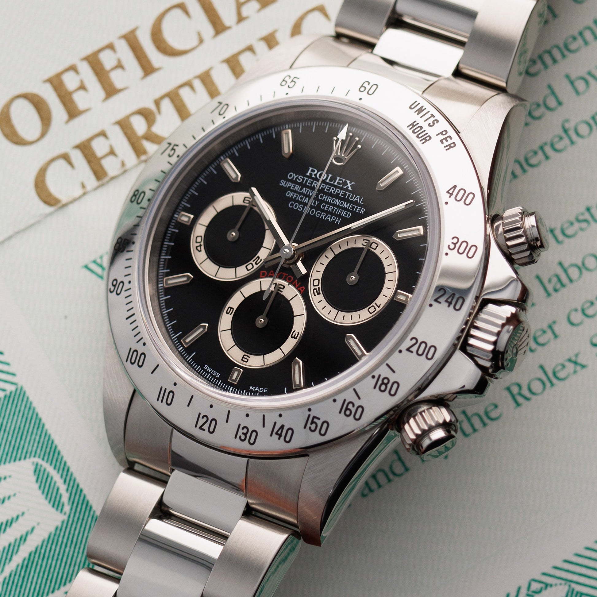 Rolex Steel Daytona Ref. 16520 in NOS Condition with Warranty