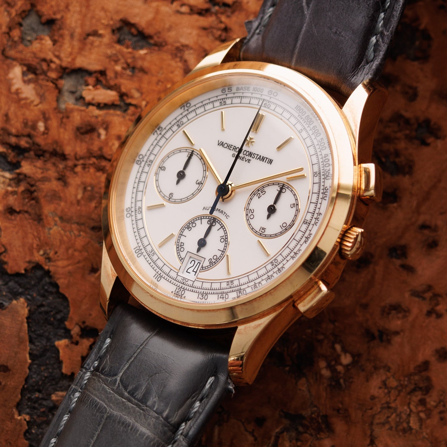 Vacheron Constantin Yellow Gold Chronograph Watch Ref. 49002