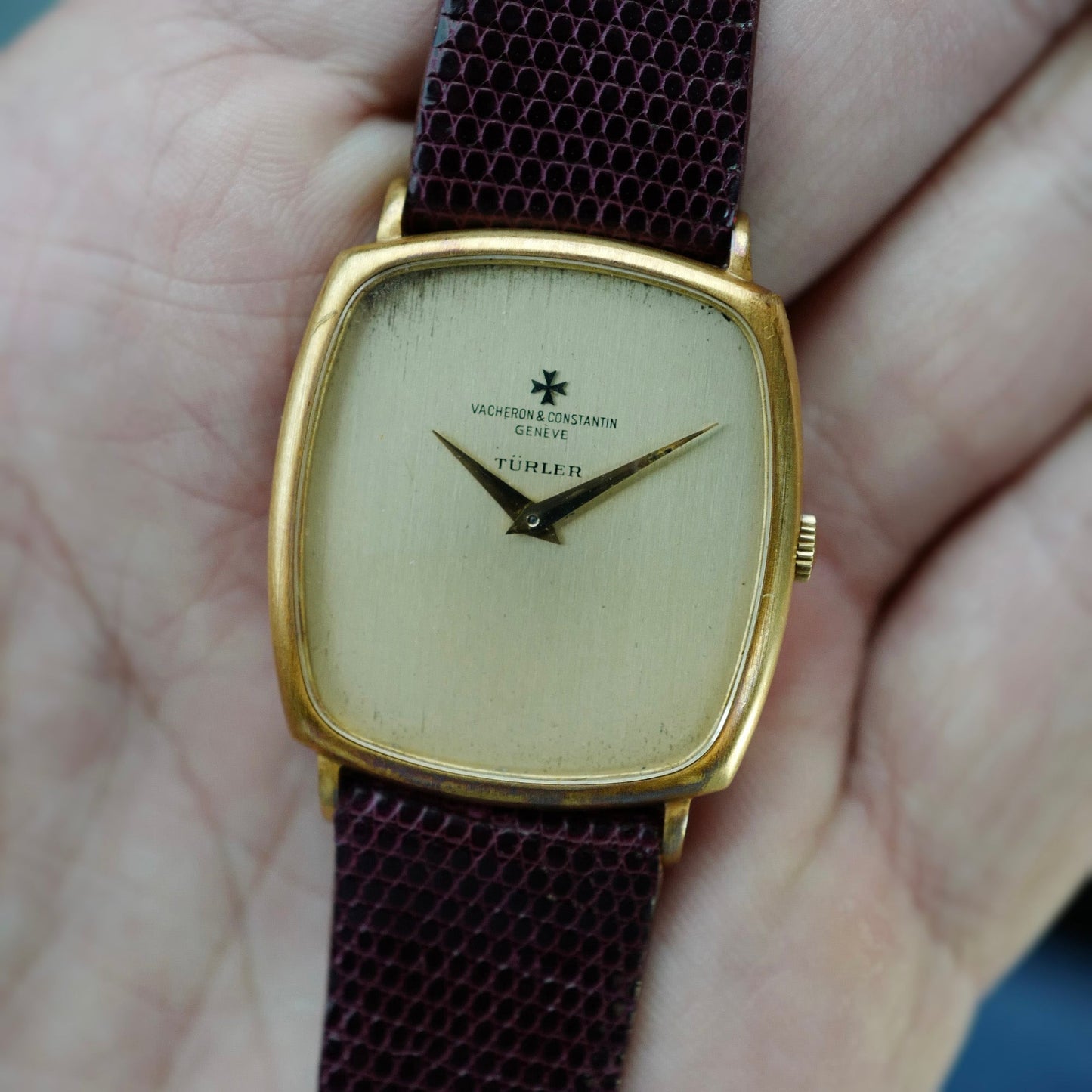 Vacheron Constantin Yellow Gold Vintage Watch Retailed by Turler