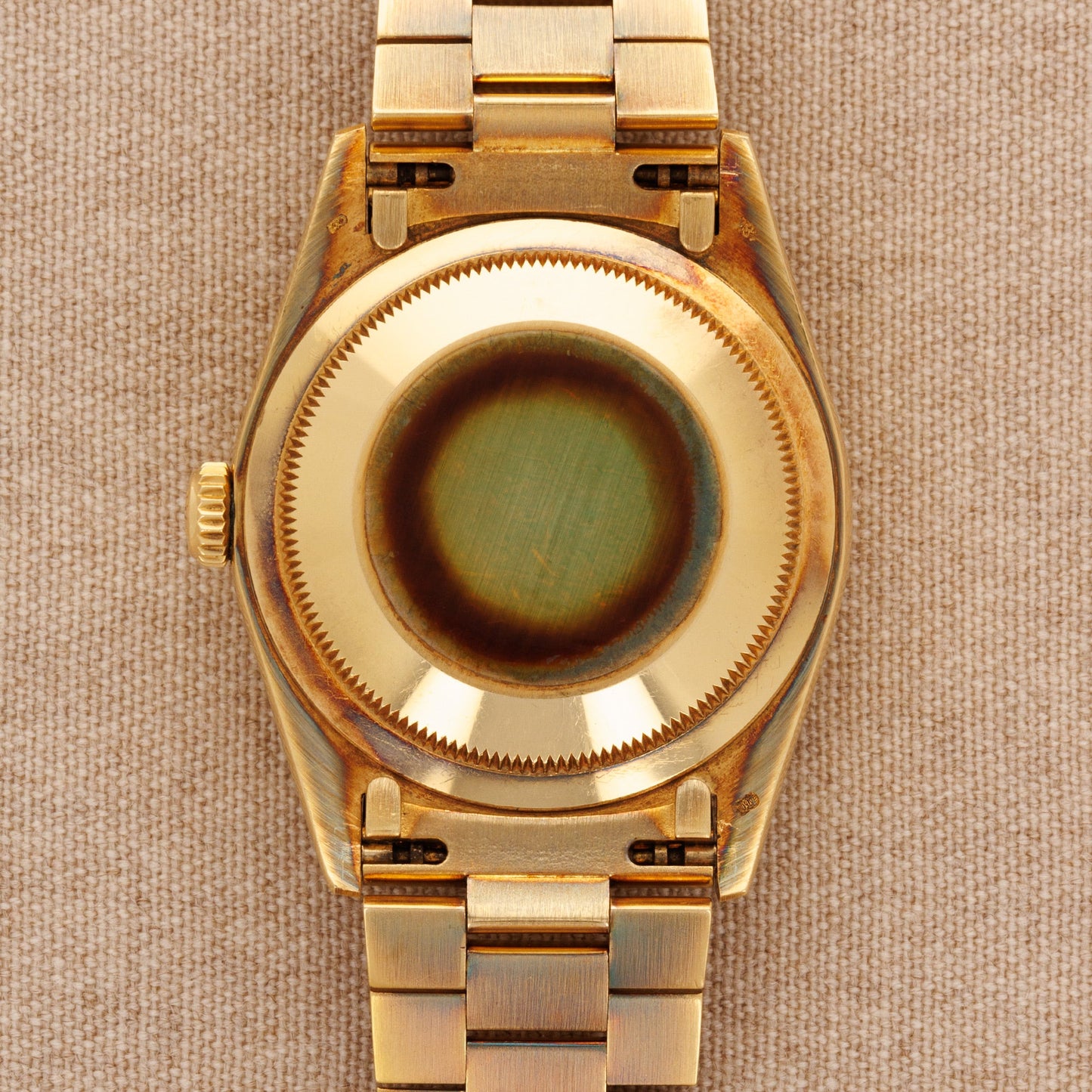 Rolex Yellow Gold Day Date Ref. 18238 with Sapphire String Dial