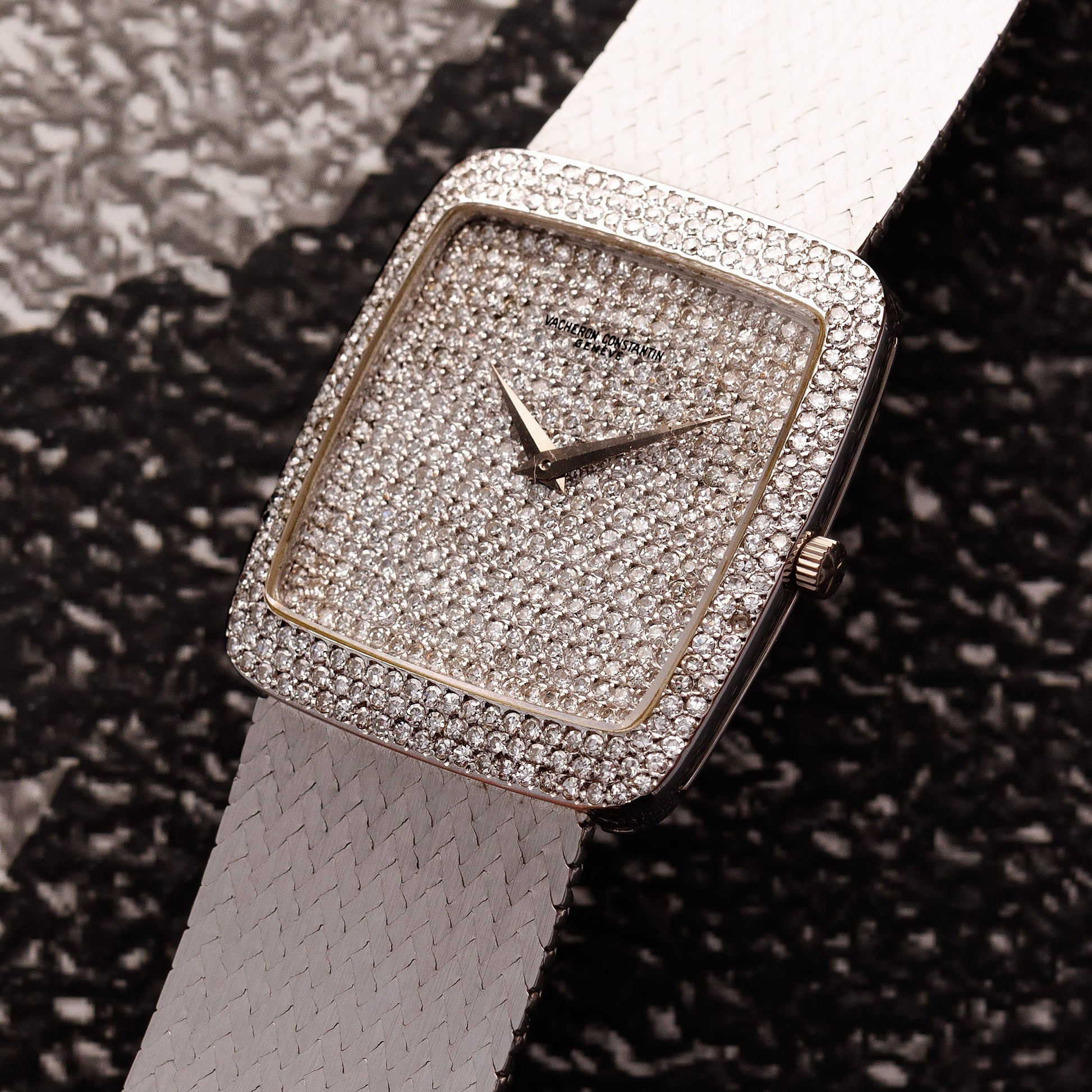 Vacheron Constantin White Gold Diamond Watch