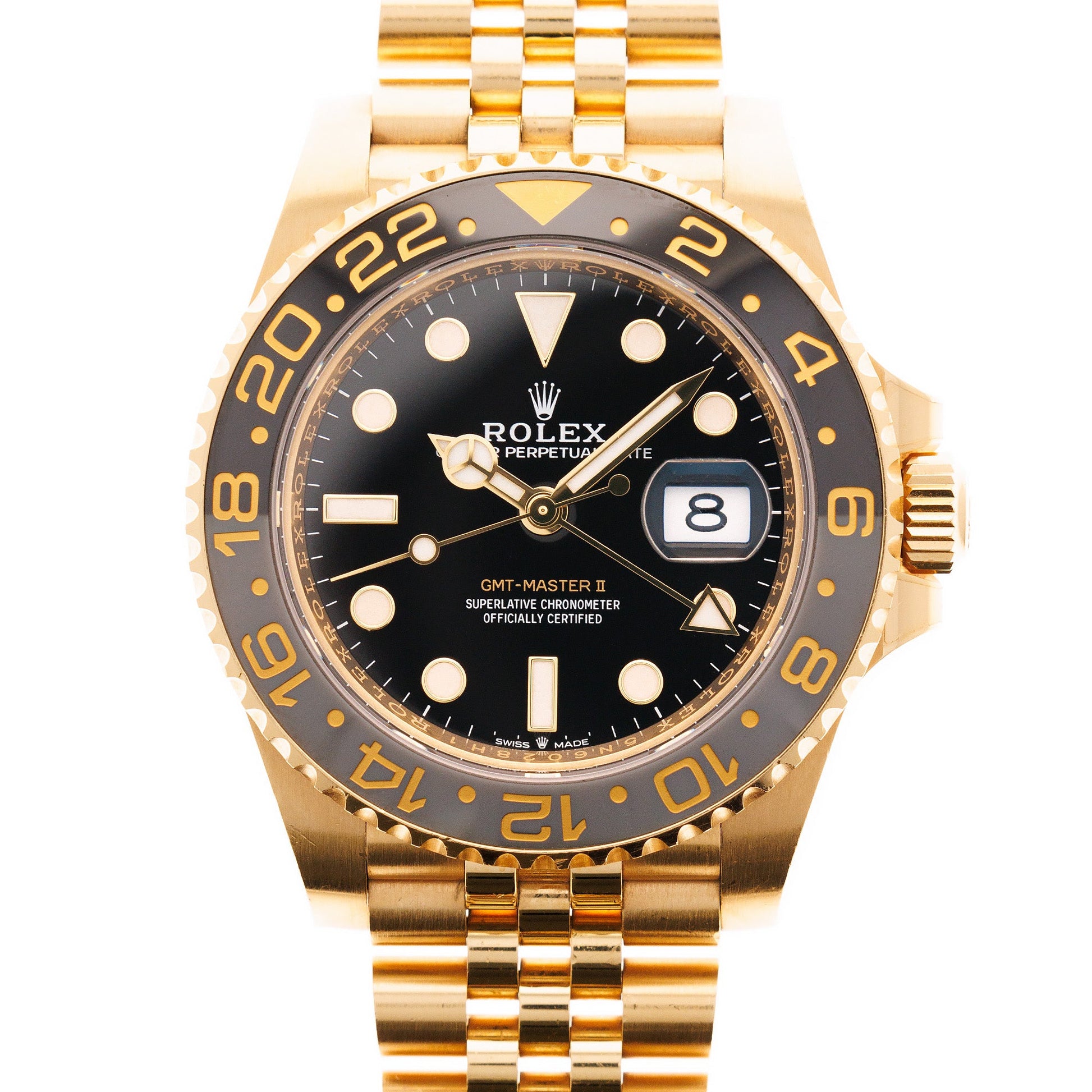 Rolex Yellow Gold GMT Master II Ref. 126718