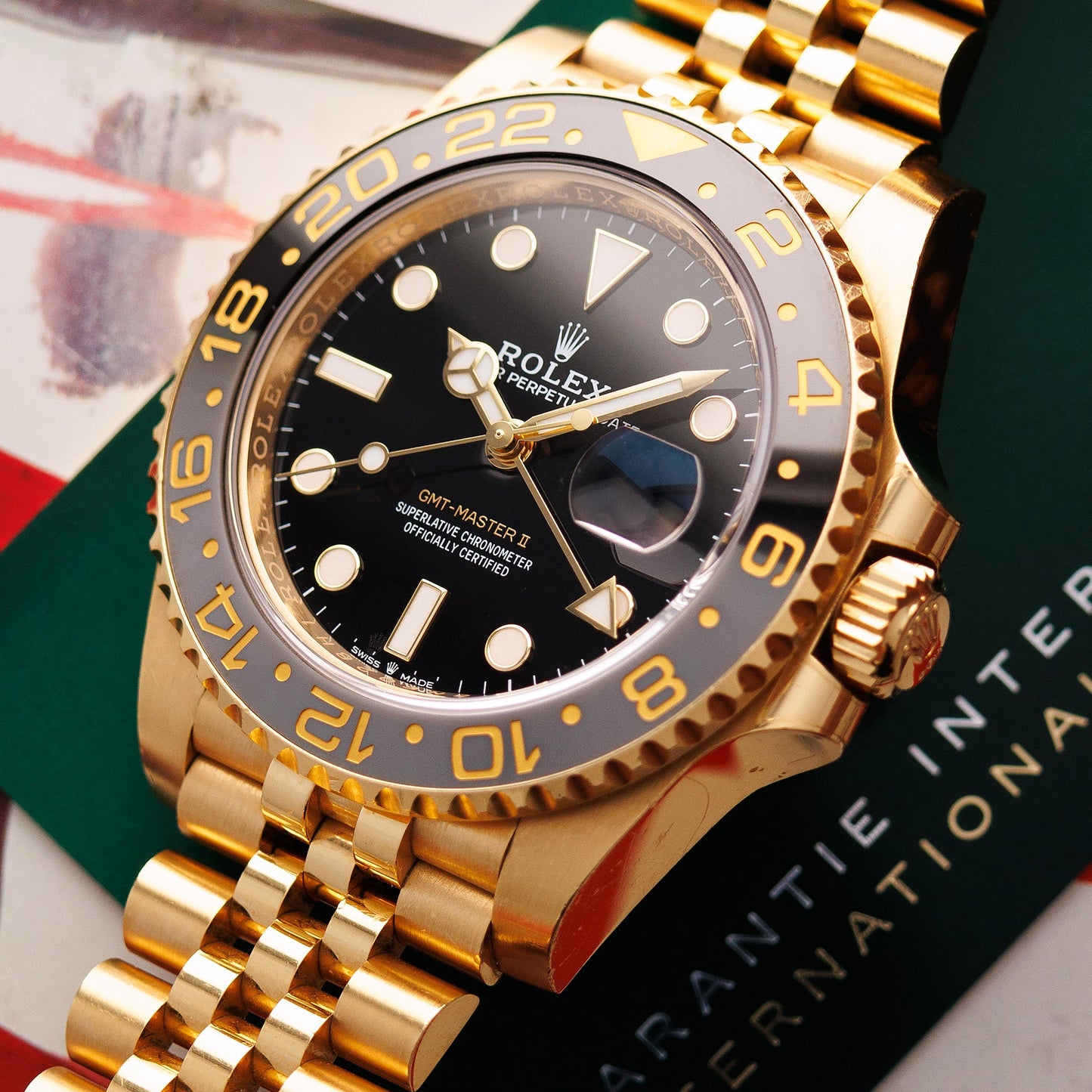 Rolex Yellow Gold GMT Master II Ref. 126718