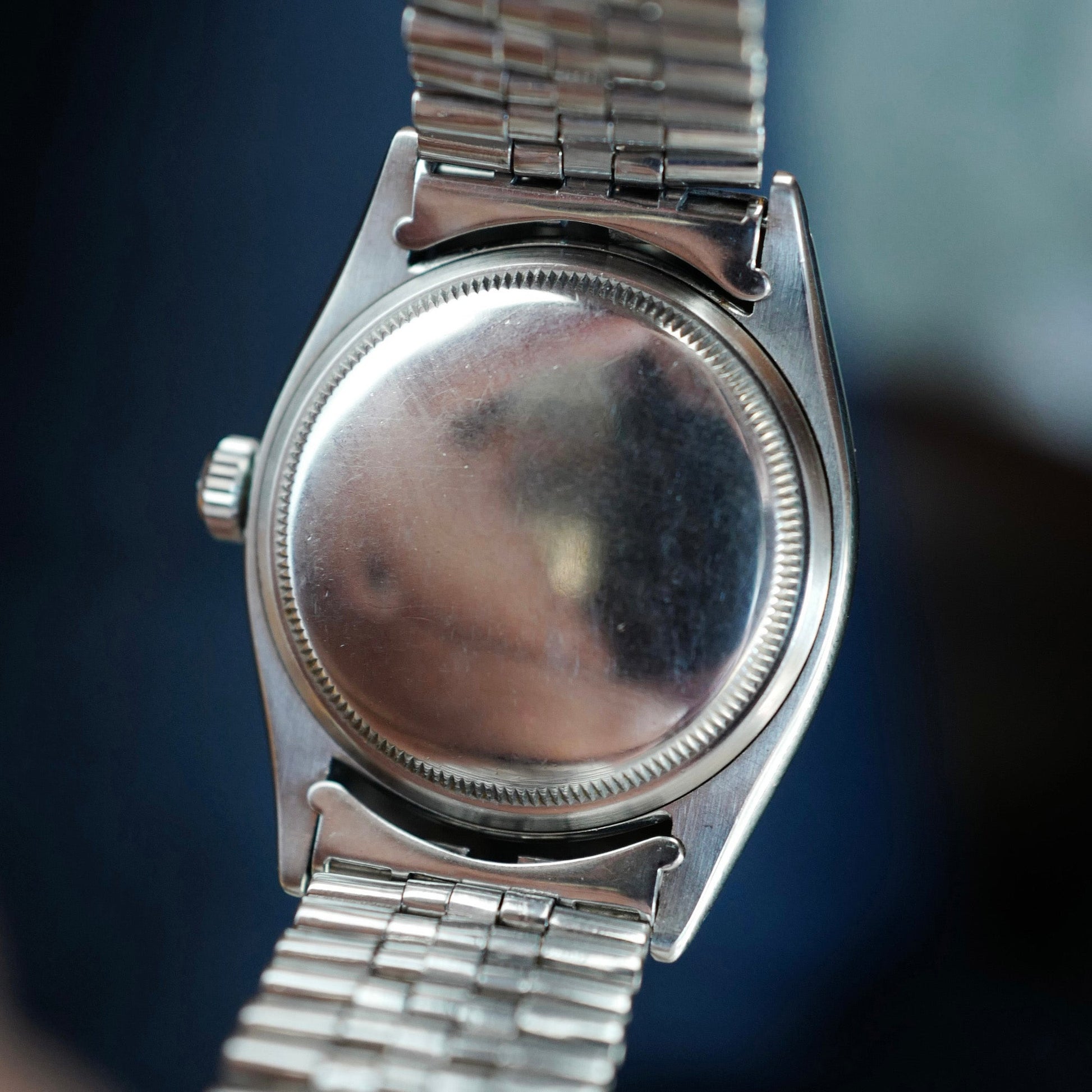 Rolex Steel Datejust Ref. 6305 with Honeycomb Dial