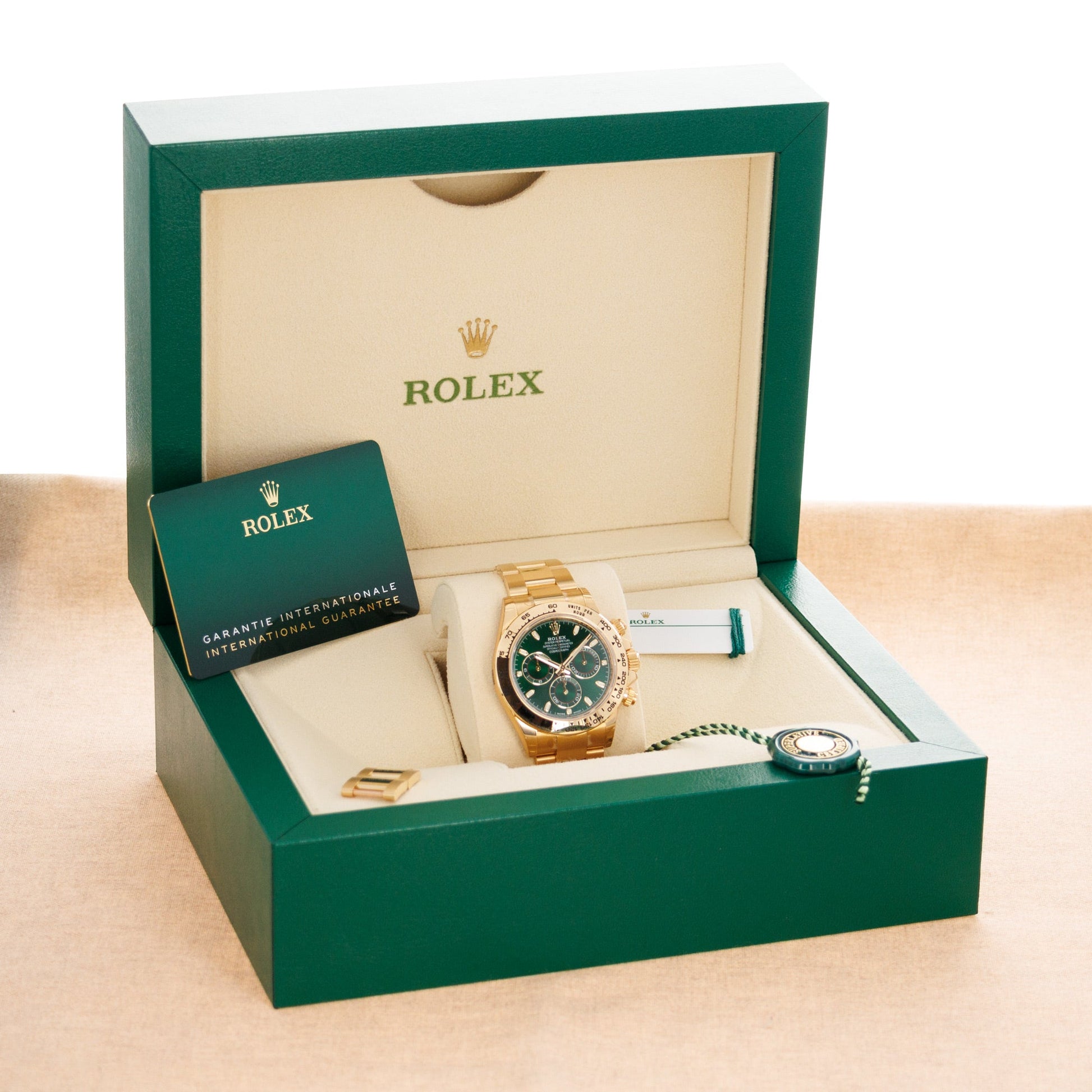 Rolex Yellow Gold Daytona Ref. 116508 With Green Dial