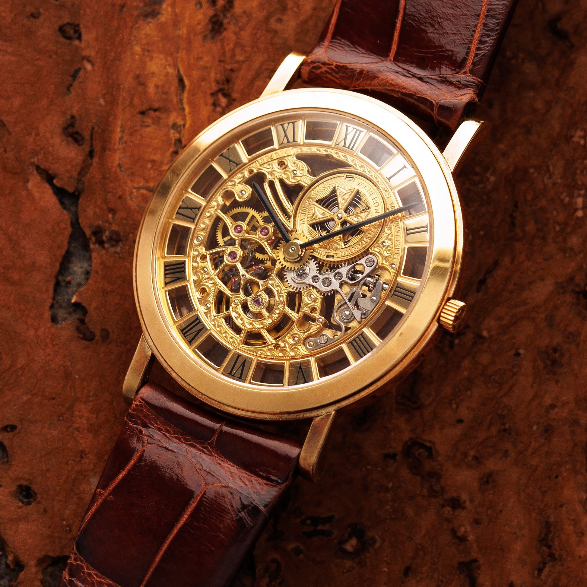 Vacheron Constantin Yellow Gold Skeleton Watch Ref. 33115