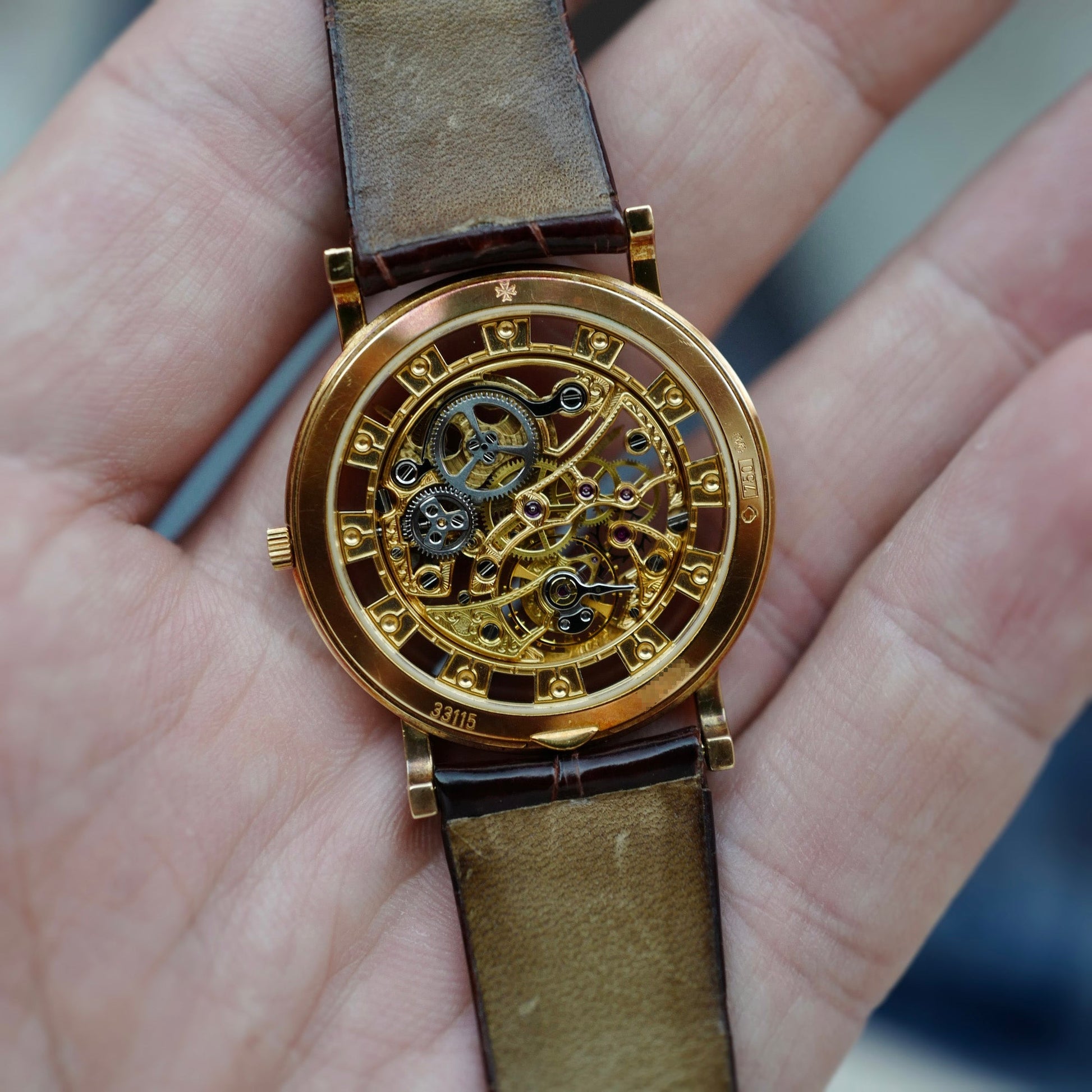 Vacheron Constantin Yellow Gold Skeleton Watch Ref. 33115