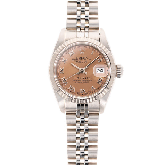 Rolex Steel Datejust Ref. 69174 Retailed by Tiffany & Co.