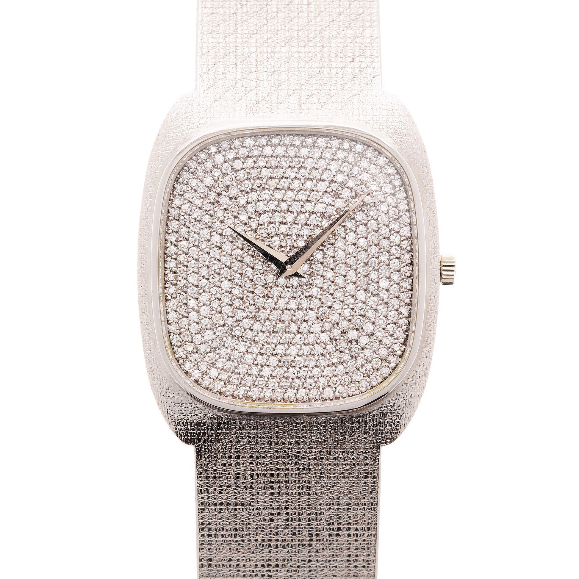 Vacheron Constantin White Gold Pave Diamond Watch Ref. 2045