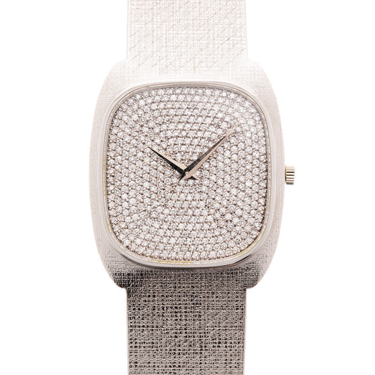 Vacheron Constantin White Gold Pave Diamond Watch Ref. 2045