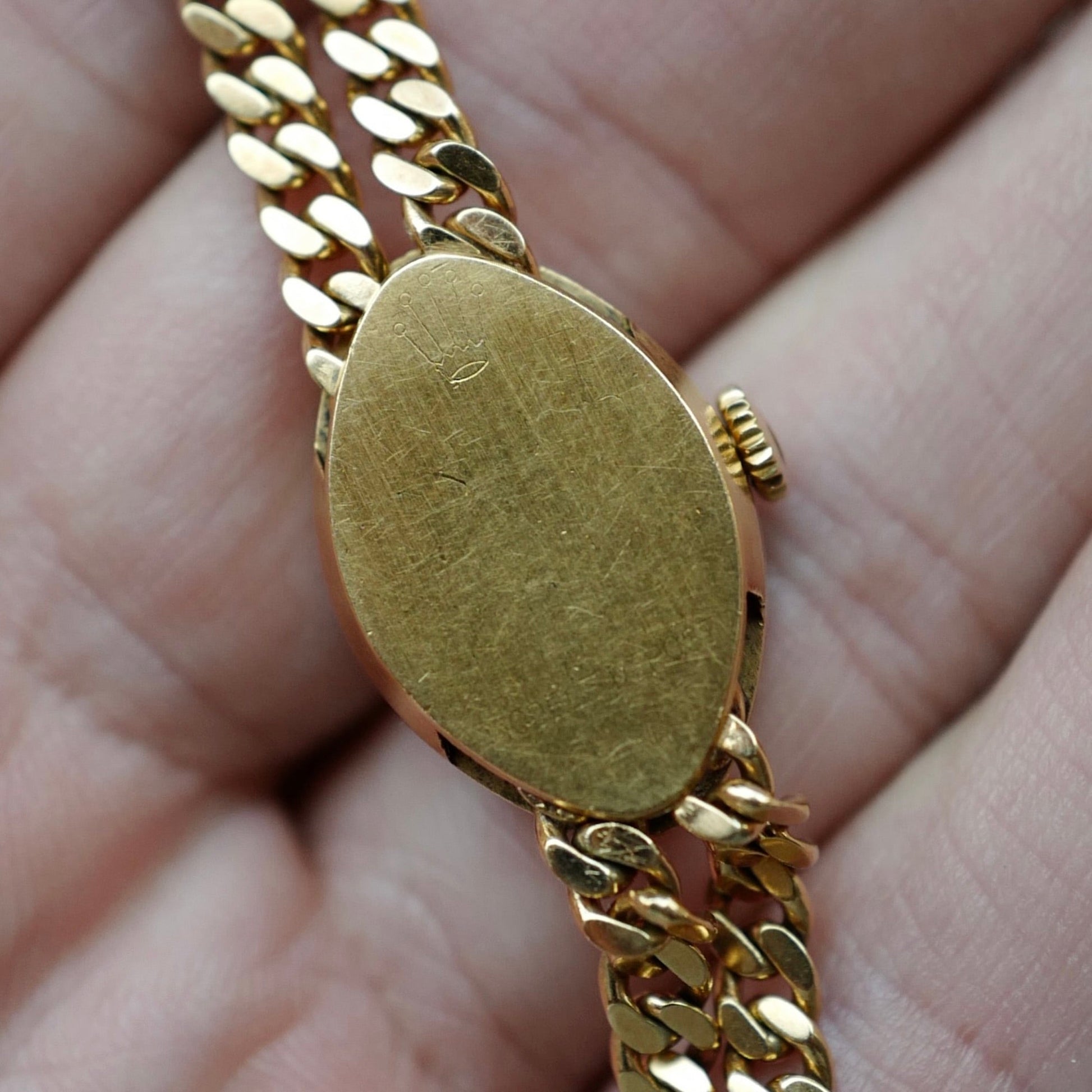 Rolex Yellow Gold Ladies Jewelry Watch