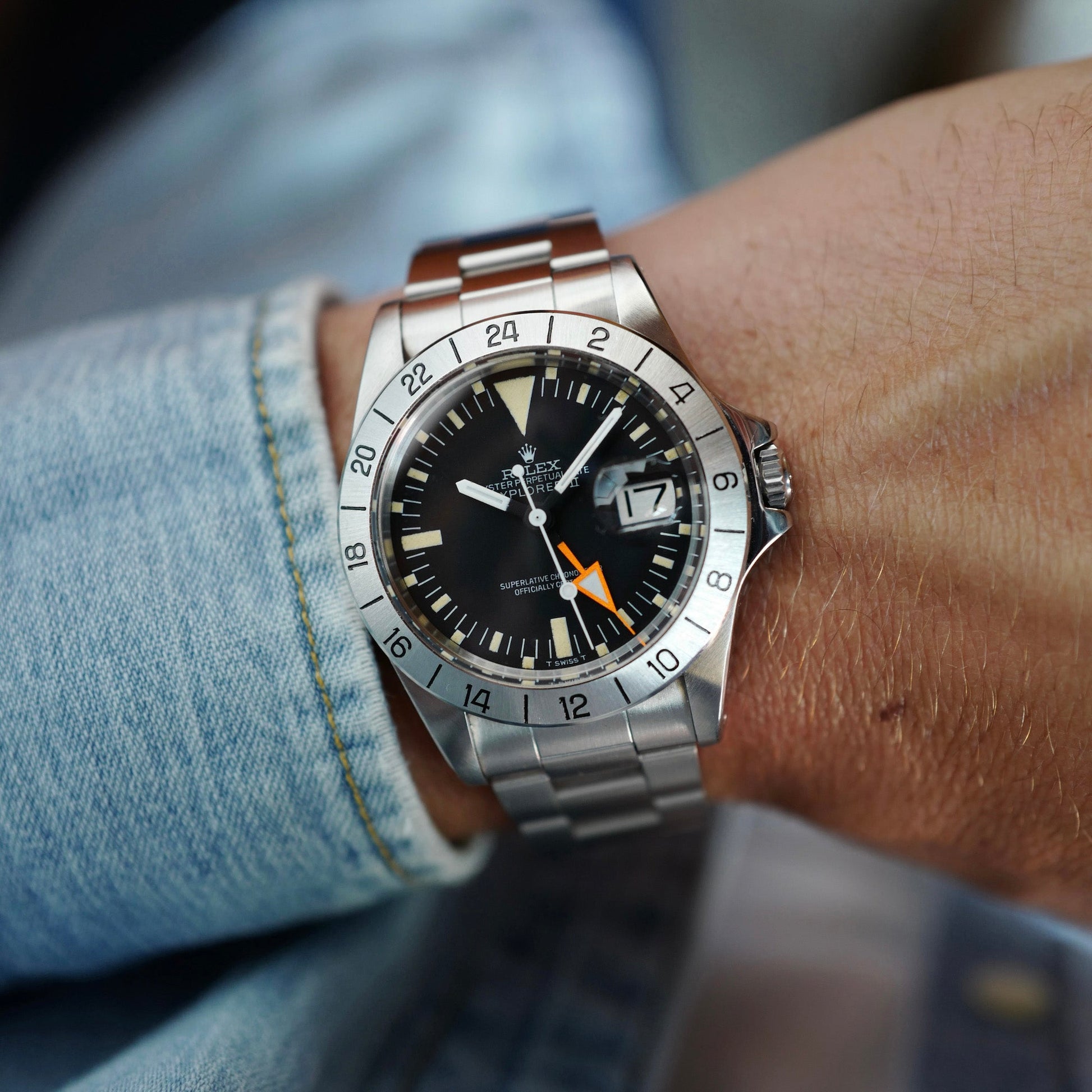 Rolex Steel Explorer II Ref. 1655 with MK2 Frog Foot Dial (New Arrival)