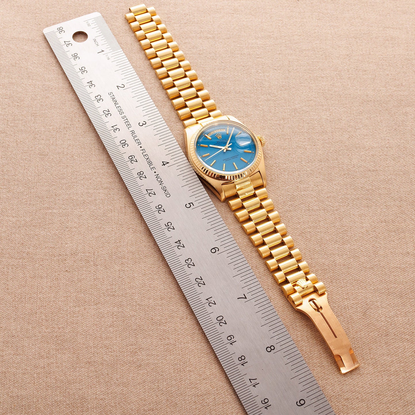 Rolex Yellow Gold Day-Date Stella Watch Ref. 1803