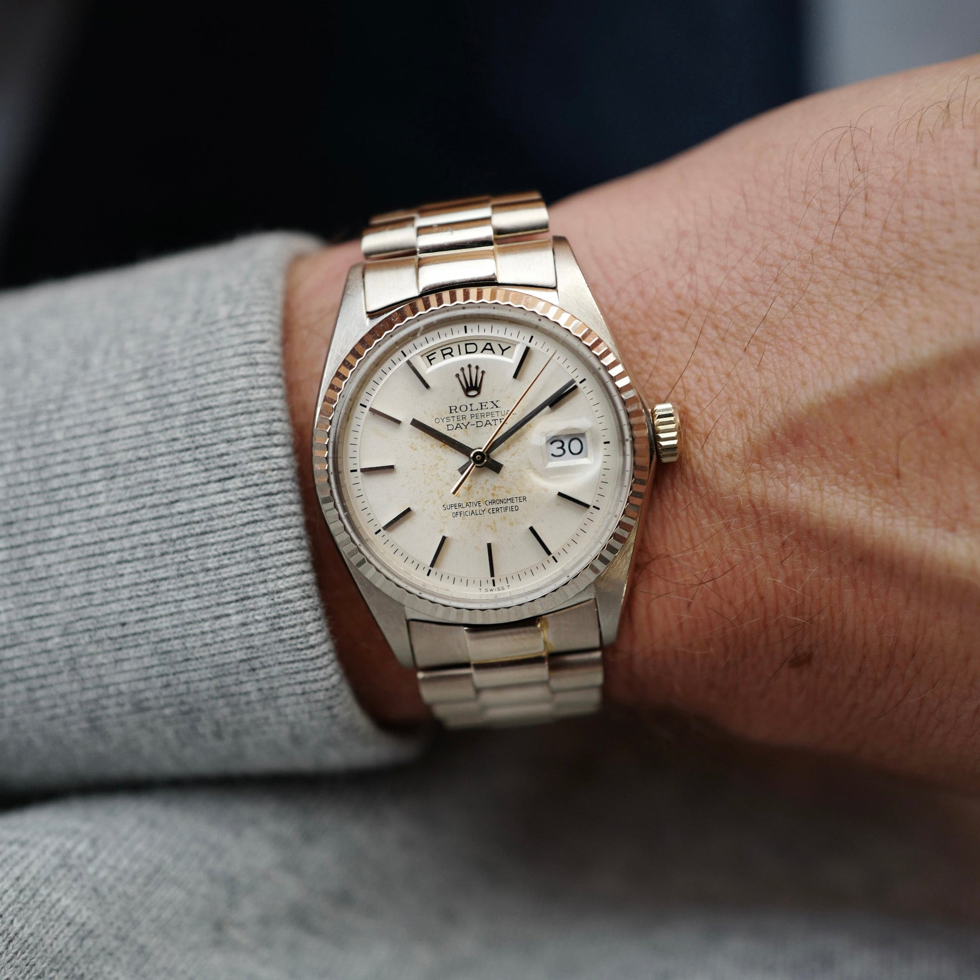 Rolex White Gold Day Date Ref. 1803