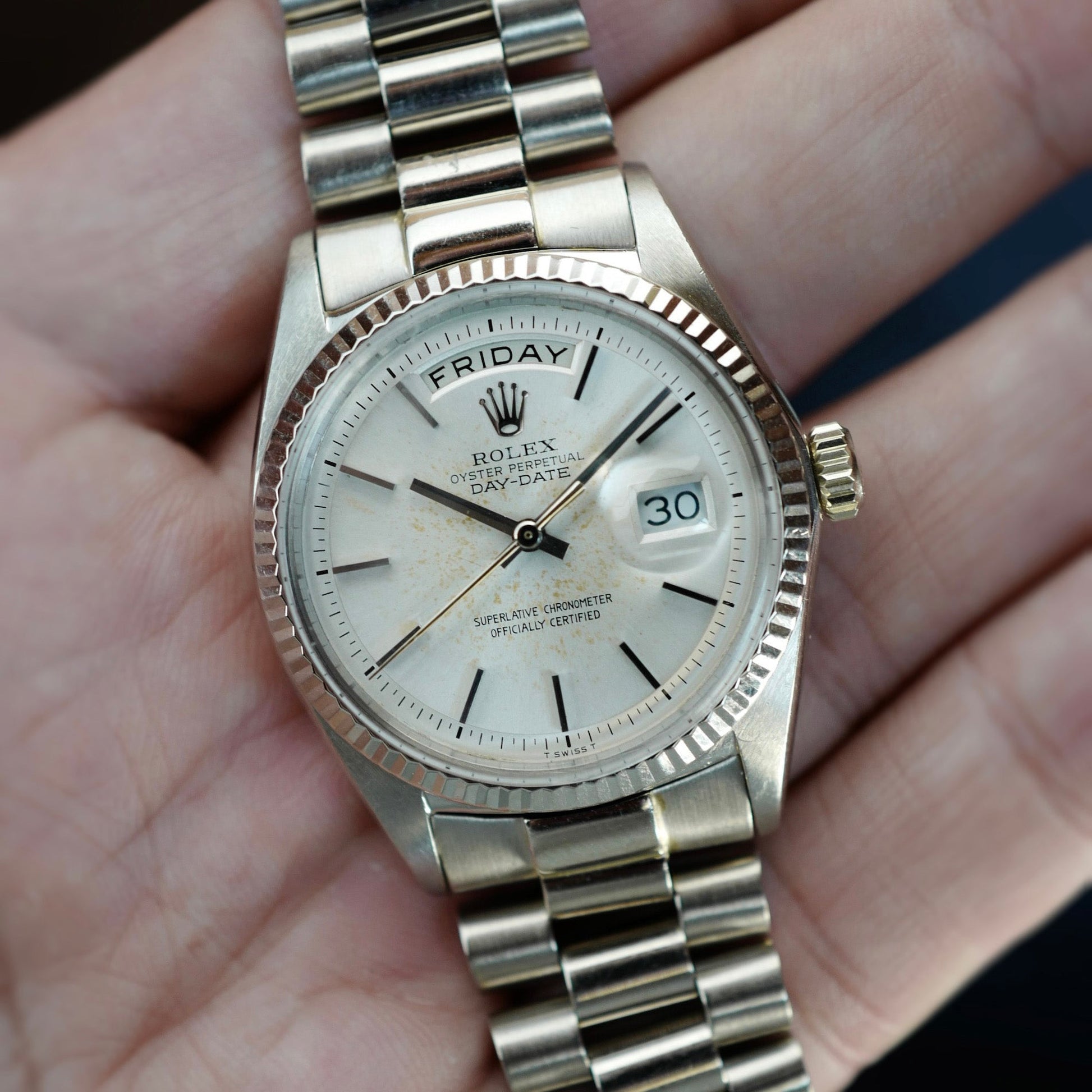 Rolex White Gold Day Date Ref. 1803